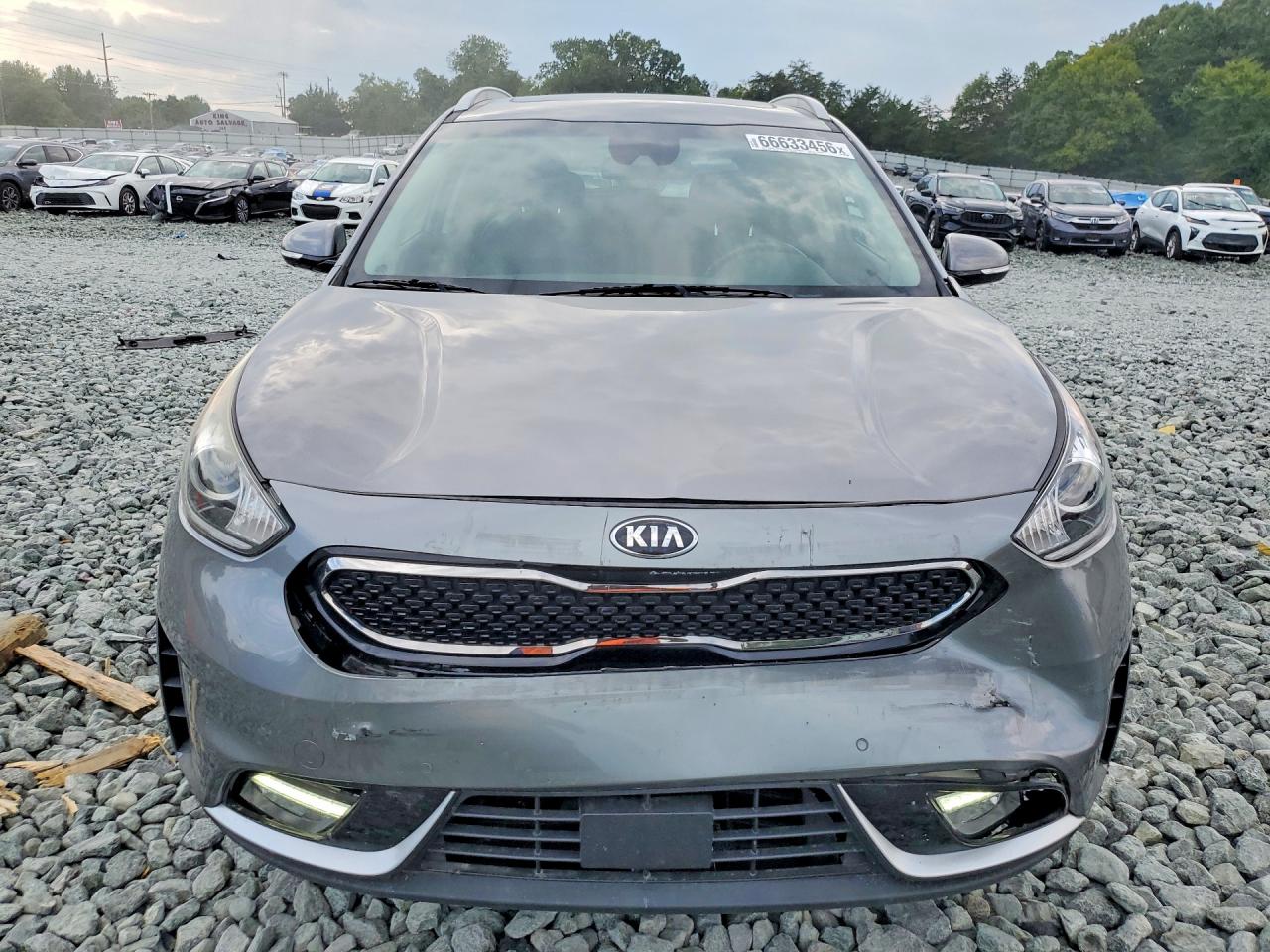 2017 Kia Niro Ex Touring Gray vin: KNDCE3LC6H5048591