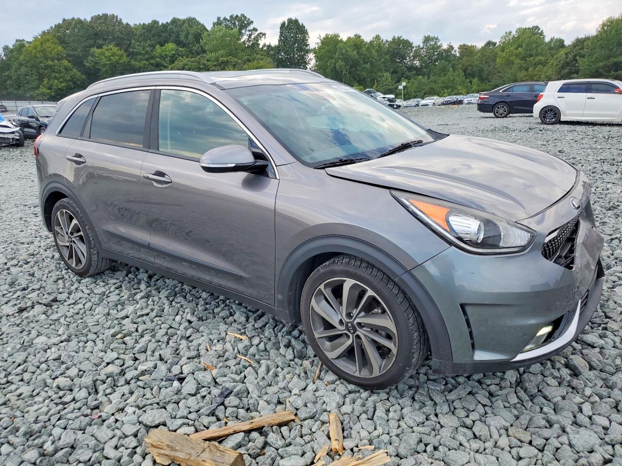 2017 Kia Niro Ex Touring Gray vin: KNDCE3LC6H5048591