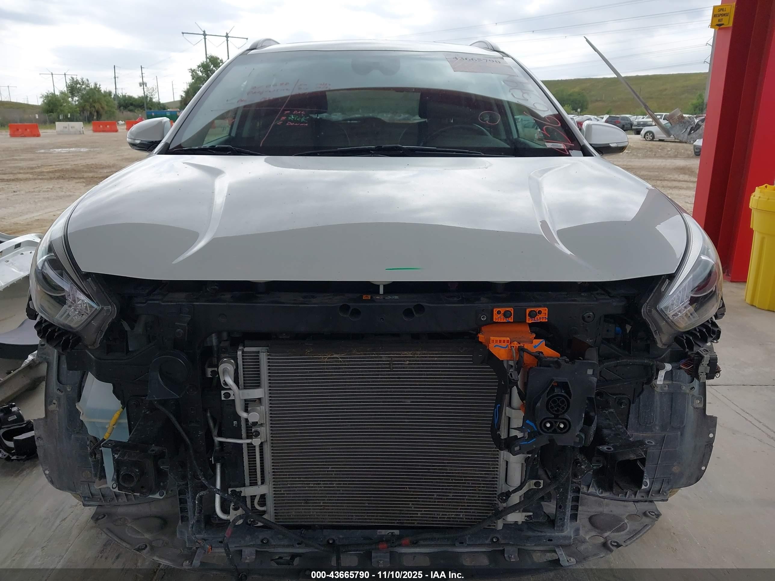 2022 Kia Niro Ev Ex Premium White vin: KNDCE3LG1N5145129