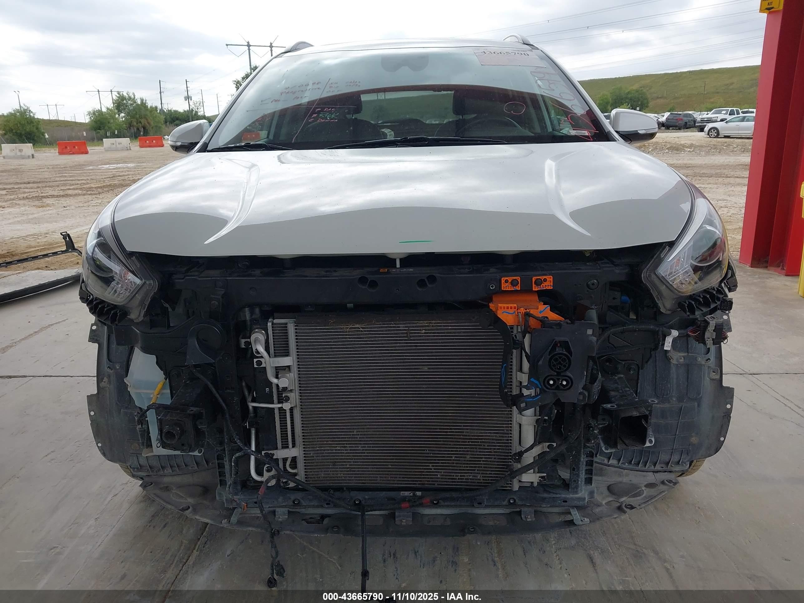 2022 Kia Niro Ev Ex Premium White vin: KNDCE3LG1N5145129