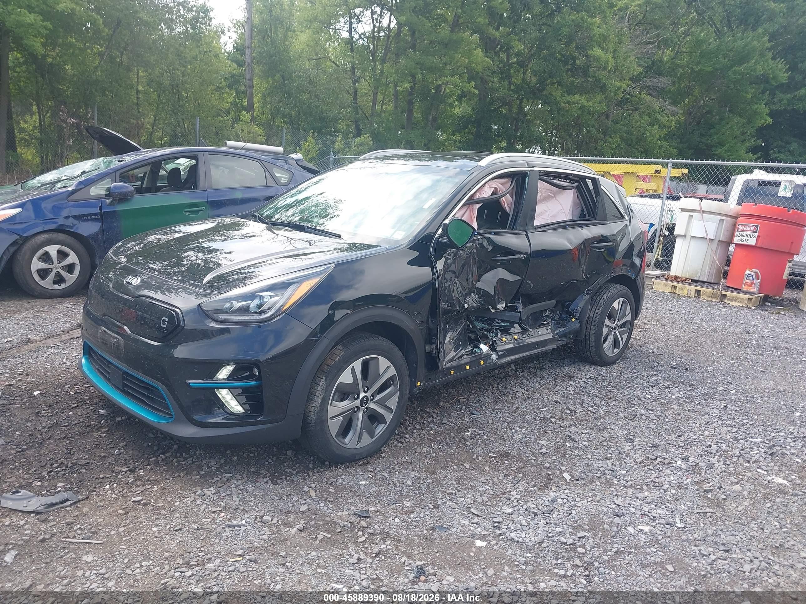 2019 Kia Niro Ev Ex Premium Black vin: KNDCE3LG2K5009992