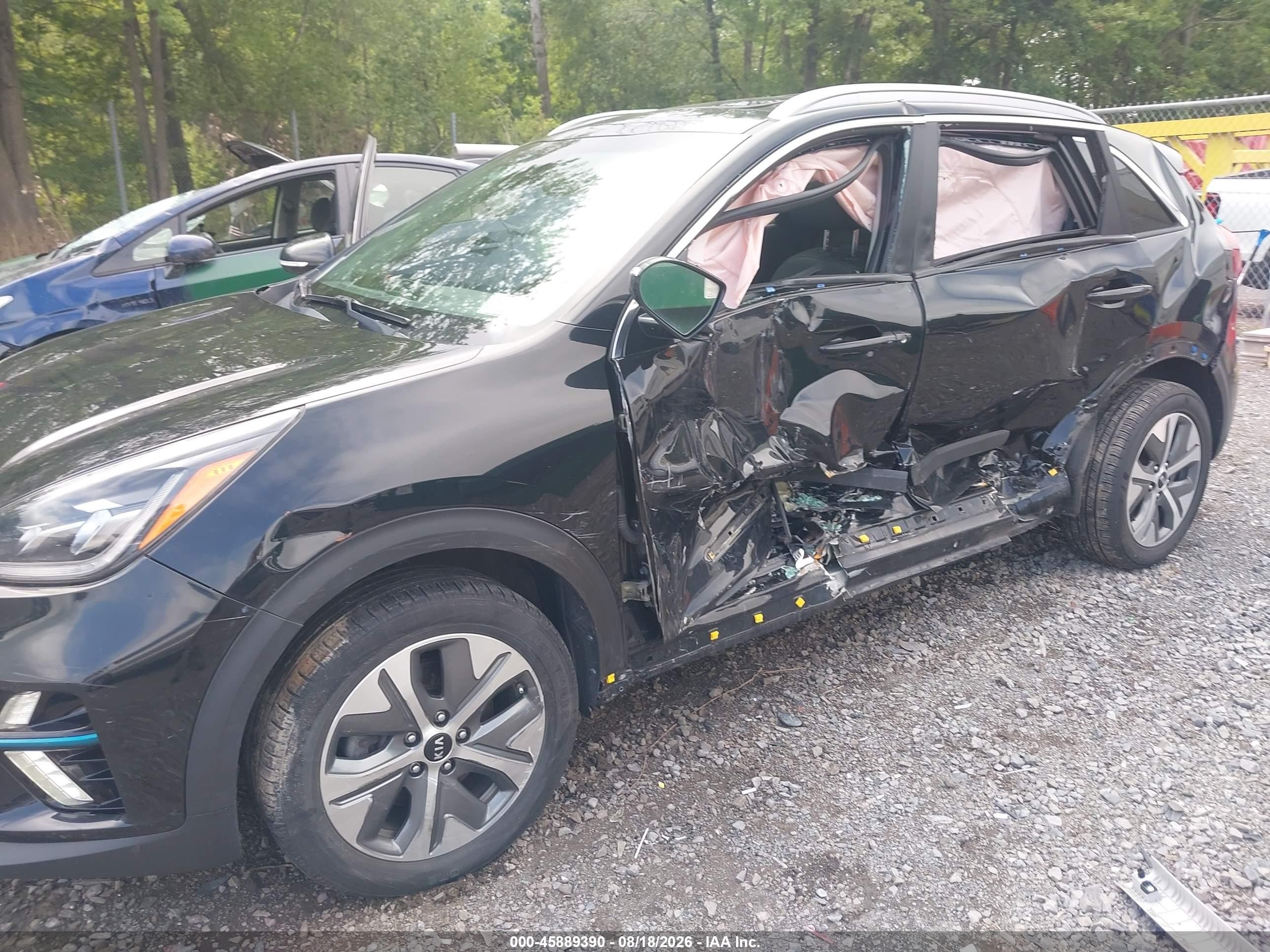 2019 Kia Niro Ev Ex Premium Black vin: KNDCE3LG2K5009992