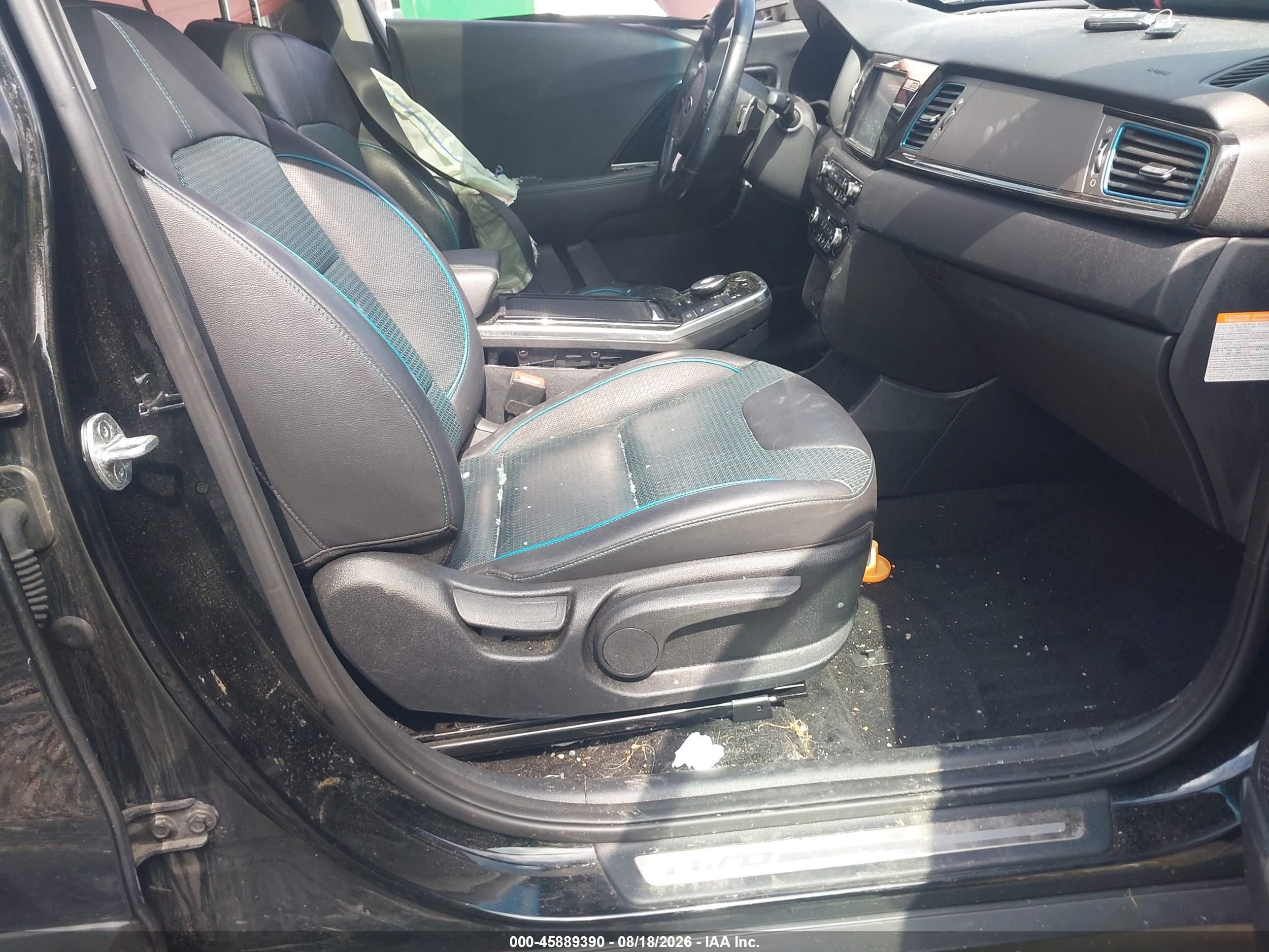 2019 Kia Niro Ev Ex Premium Black vin: KNDCE3LG2K5009992