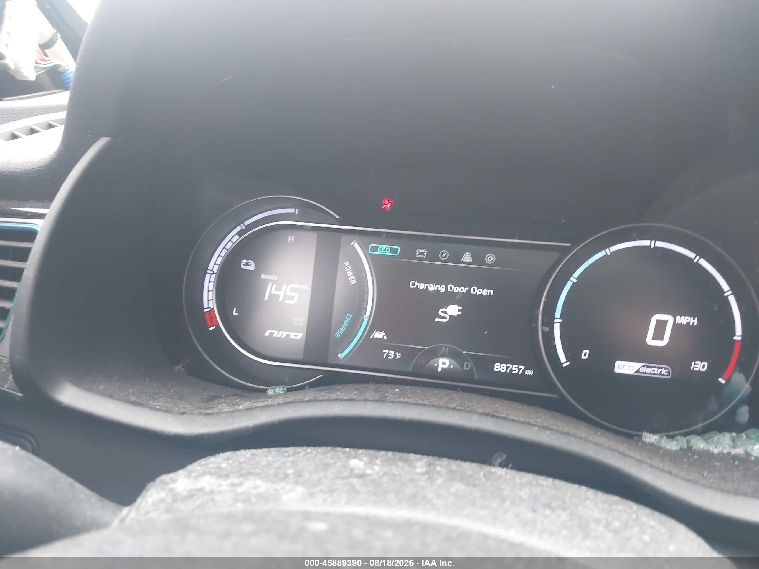 2019 Kia Niro Ev Ex Premium Black vin: KNDCE3LG2K5009992