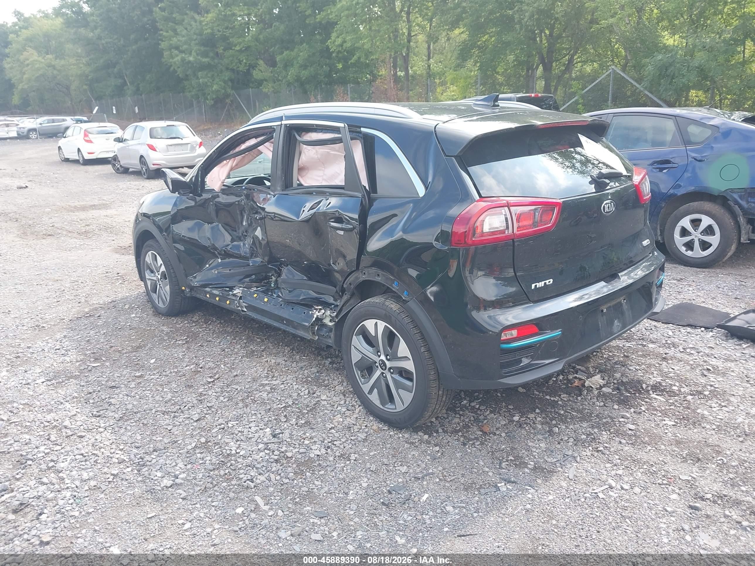 2019 Kia Niro Ev Ex Premium Black vin: KNDCE3LG2K5009992