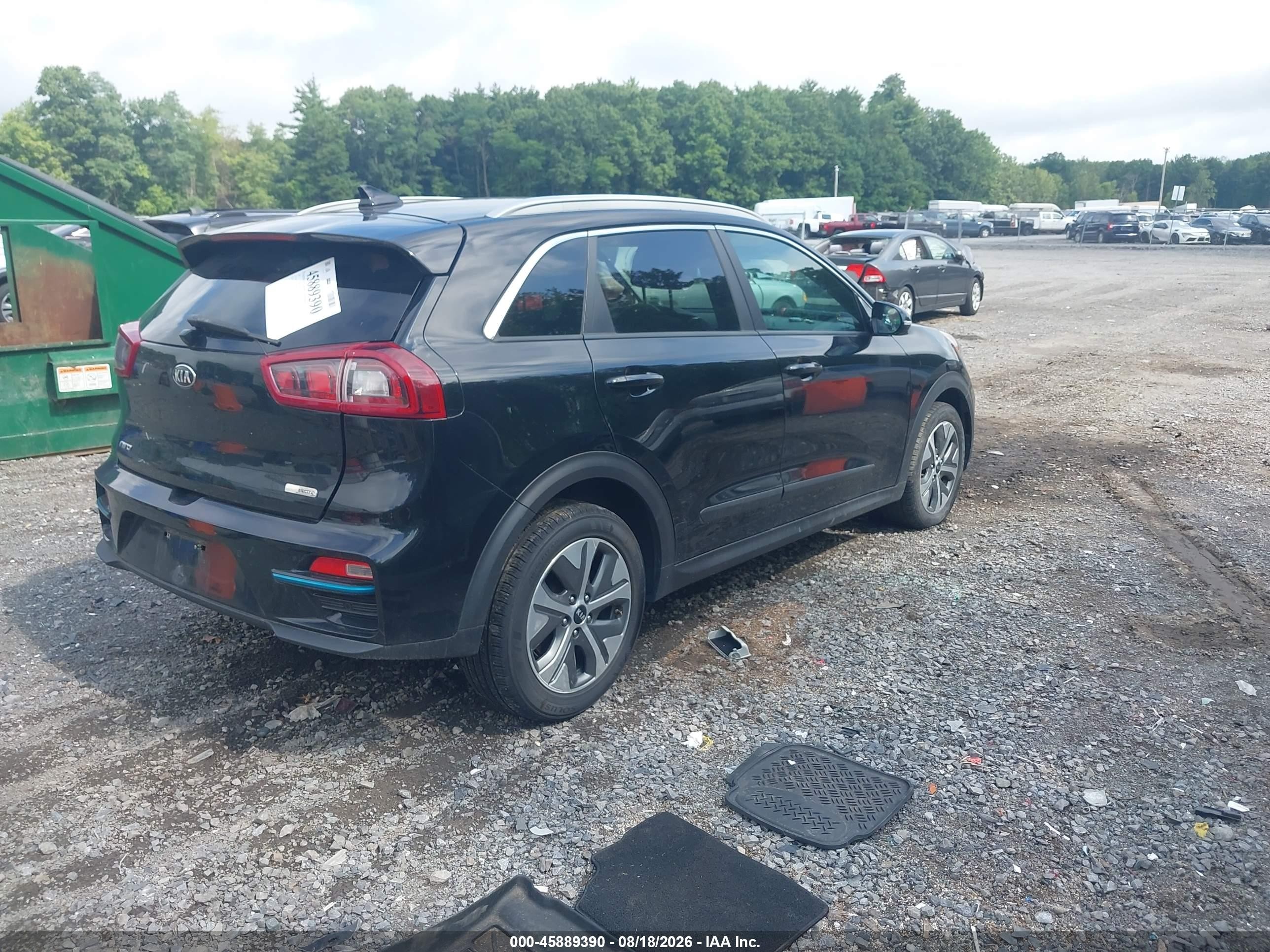 2019 Kia Niro Ev Ex Premium Black vin: KNDCE3LG2K5009992