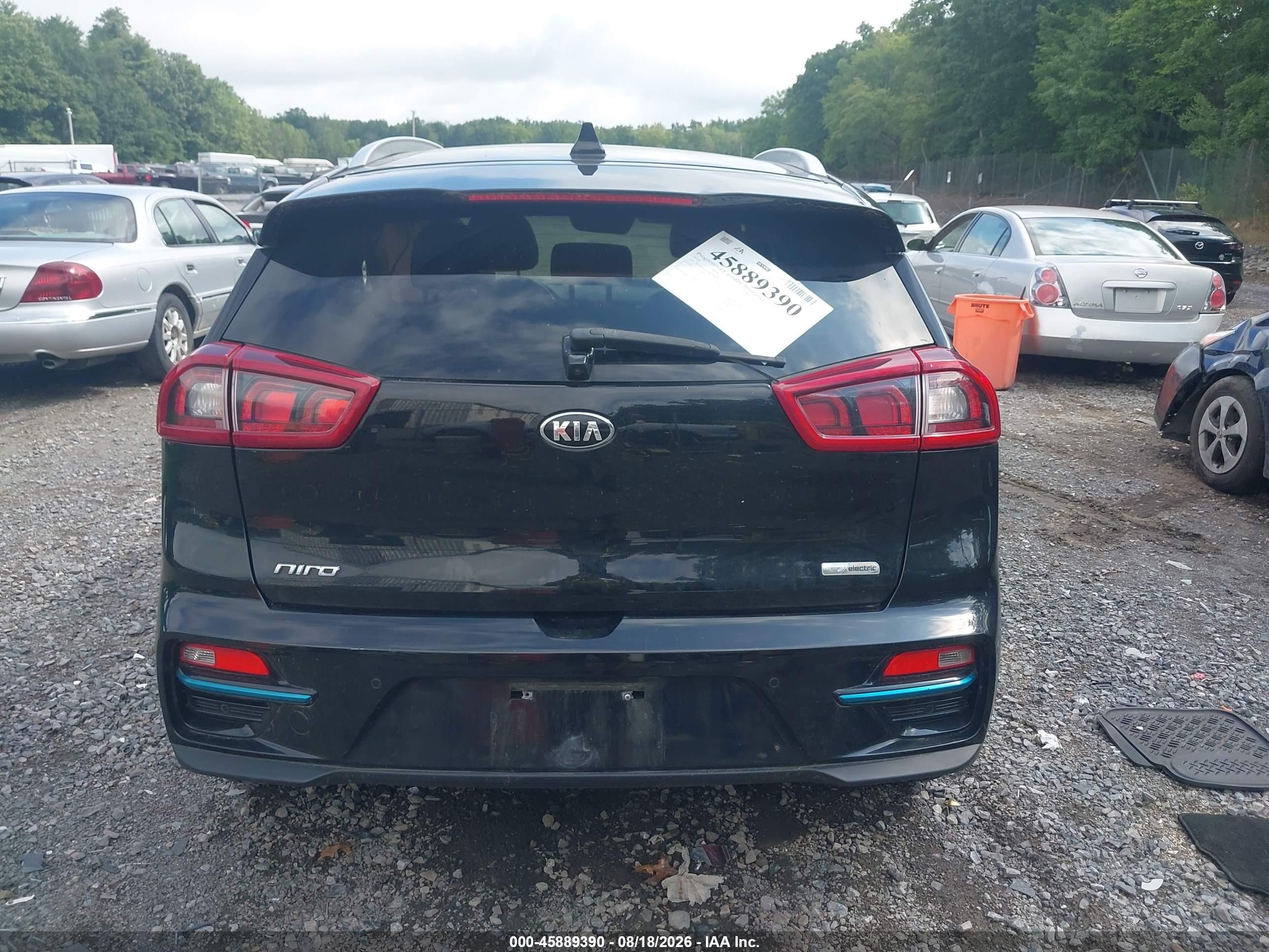 2019 Kia Niro Ev Ex Premium Black vin: KNDCE3LG2K5009992