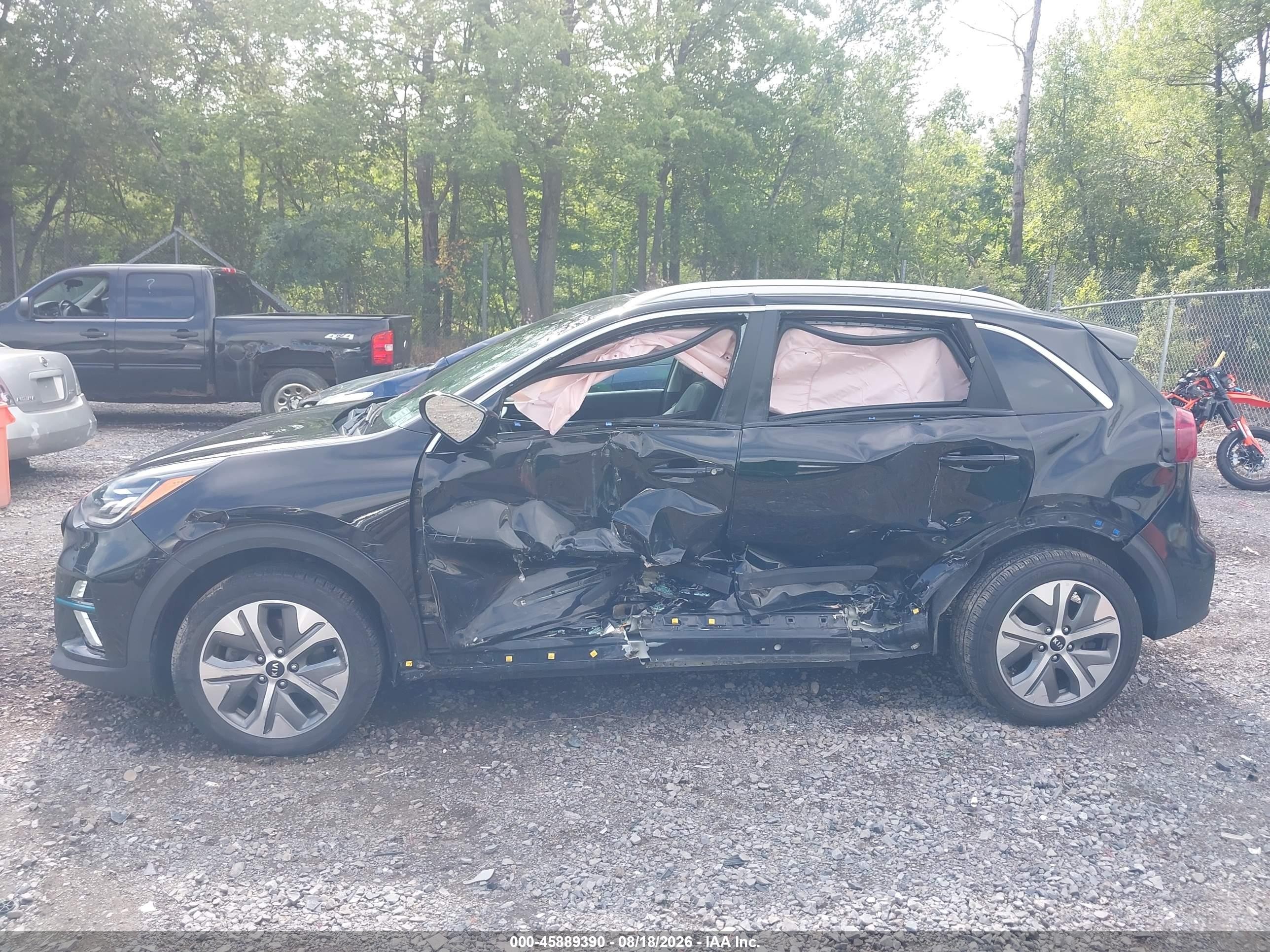 2019 Kia Niro Ev Ex Premium Black vin: KNDCE3LG2K5009992