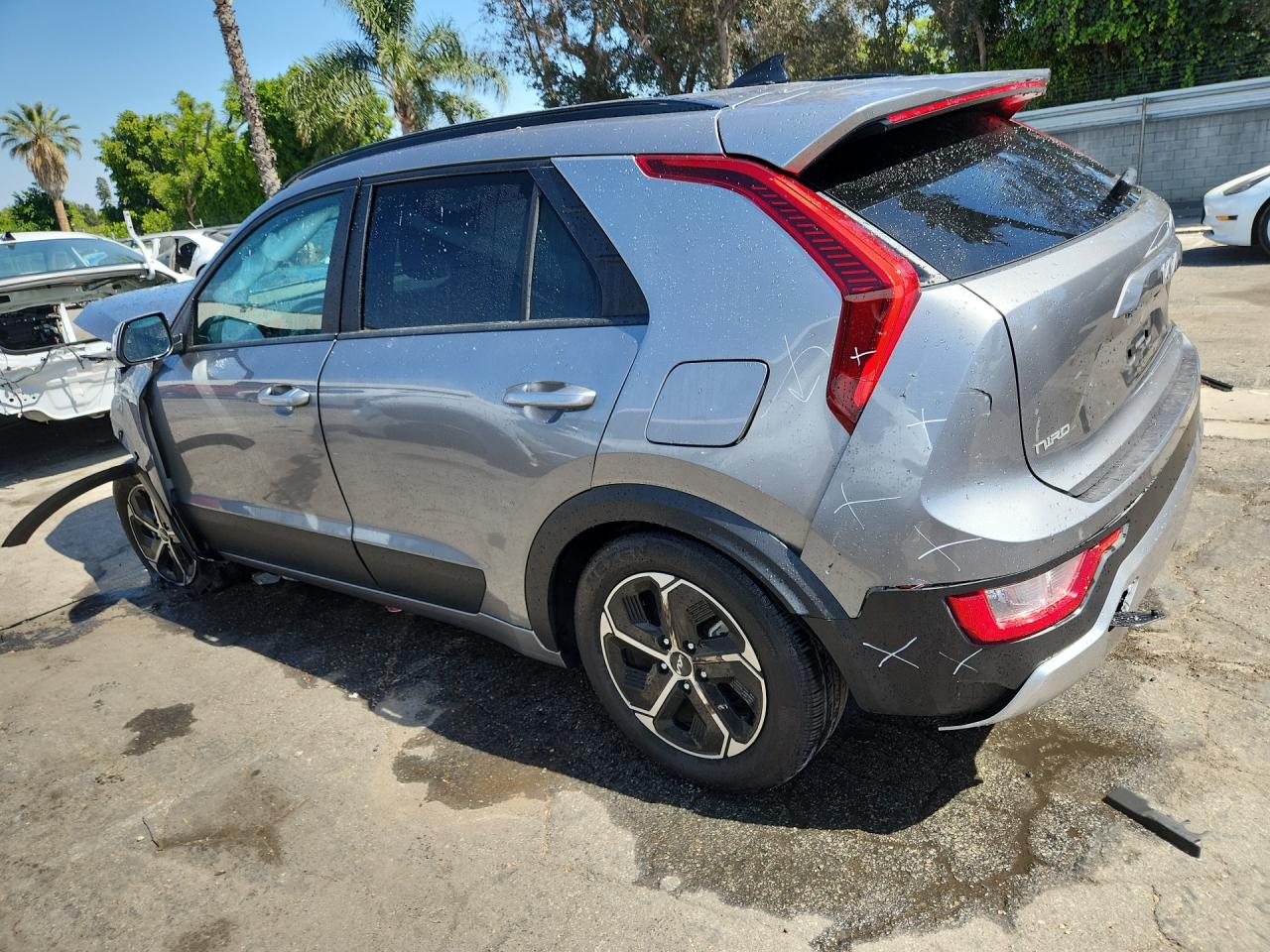 2025 Kia Niro Lx Gray vin: KNDCP3LE5S5278500 Damage: Rear Bumper, Broken, Replacement Required