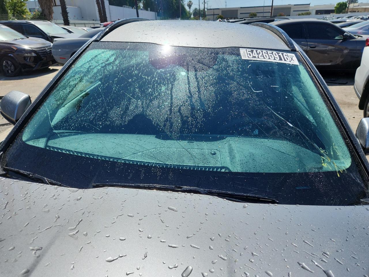 2025 Kia Niro Lx Gray vin: KNDCP3LE5S5278500 Damage: Windshield, Broken, Replacement Required
