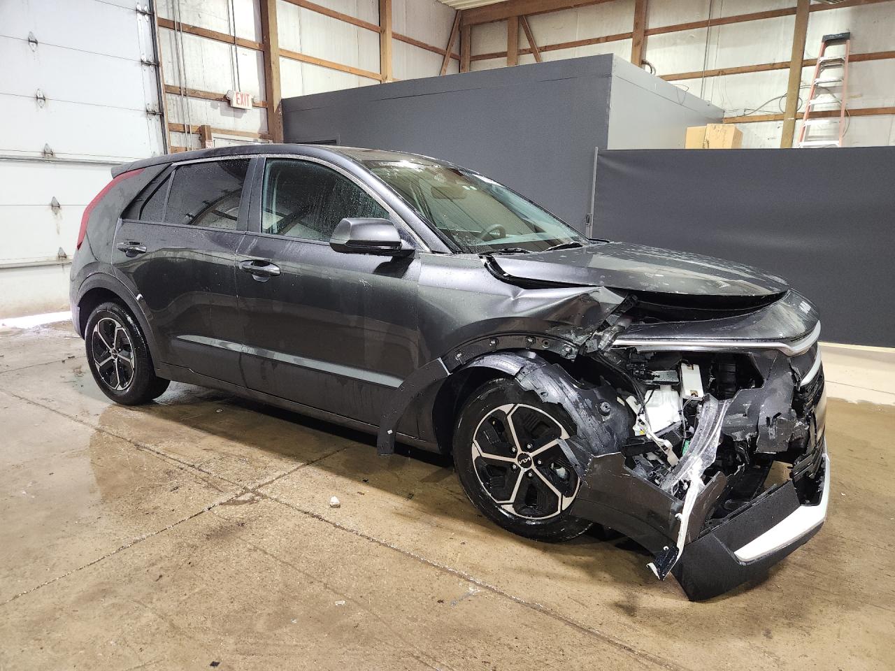 2026 Kia Niro Lx Gray vin: KNDCP3LE9T5325187 Damage: Right Head Lamp, Missing, Replacement Required