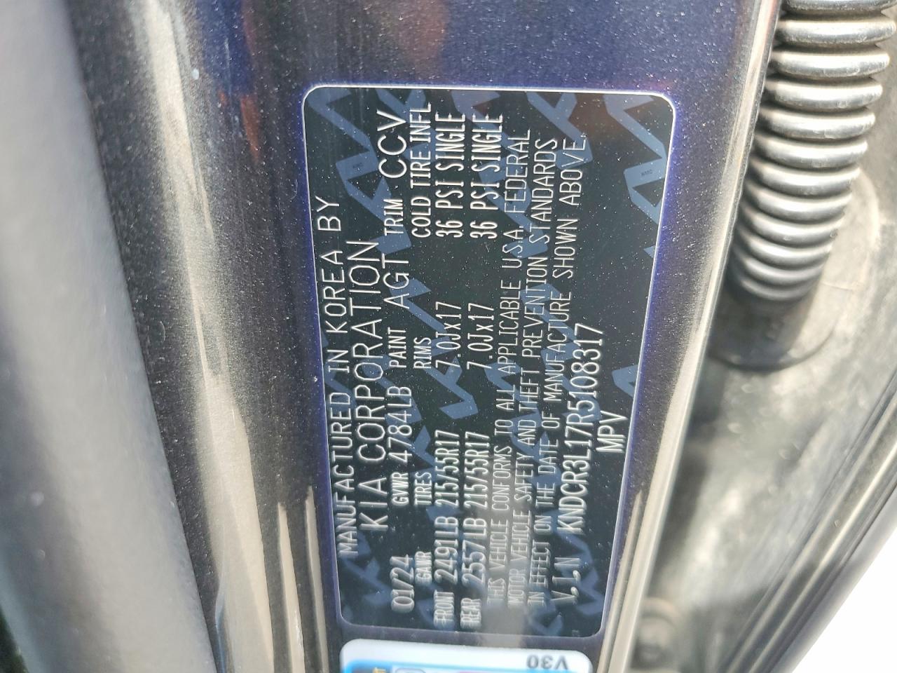2024 Kia Niro Wind Gray vin: KNDCR3L17R5108317