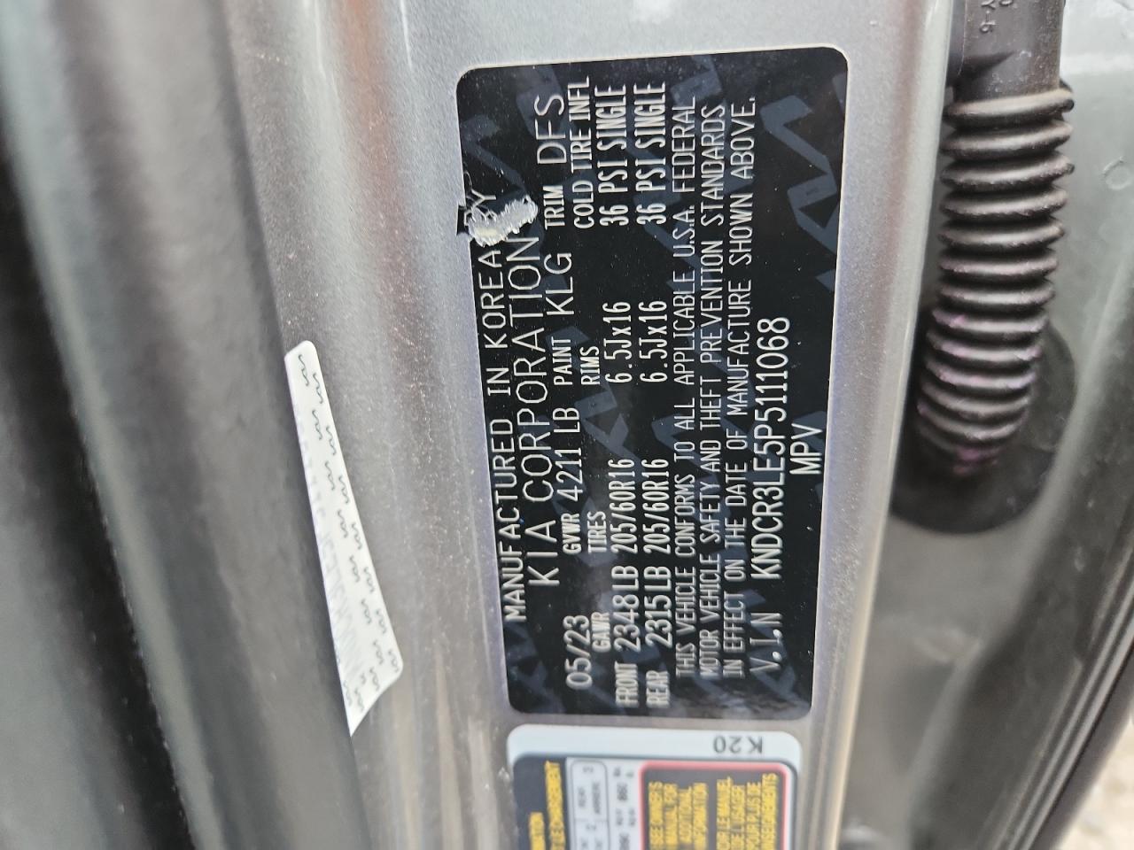 2023 Kia Niro Ex Silver vin: KNDCR3LE5P5111068