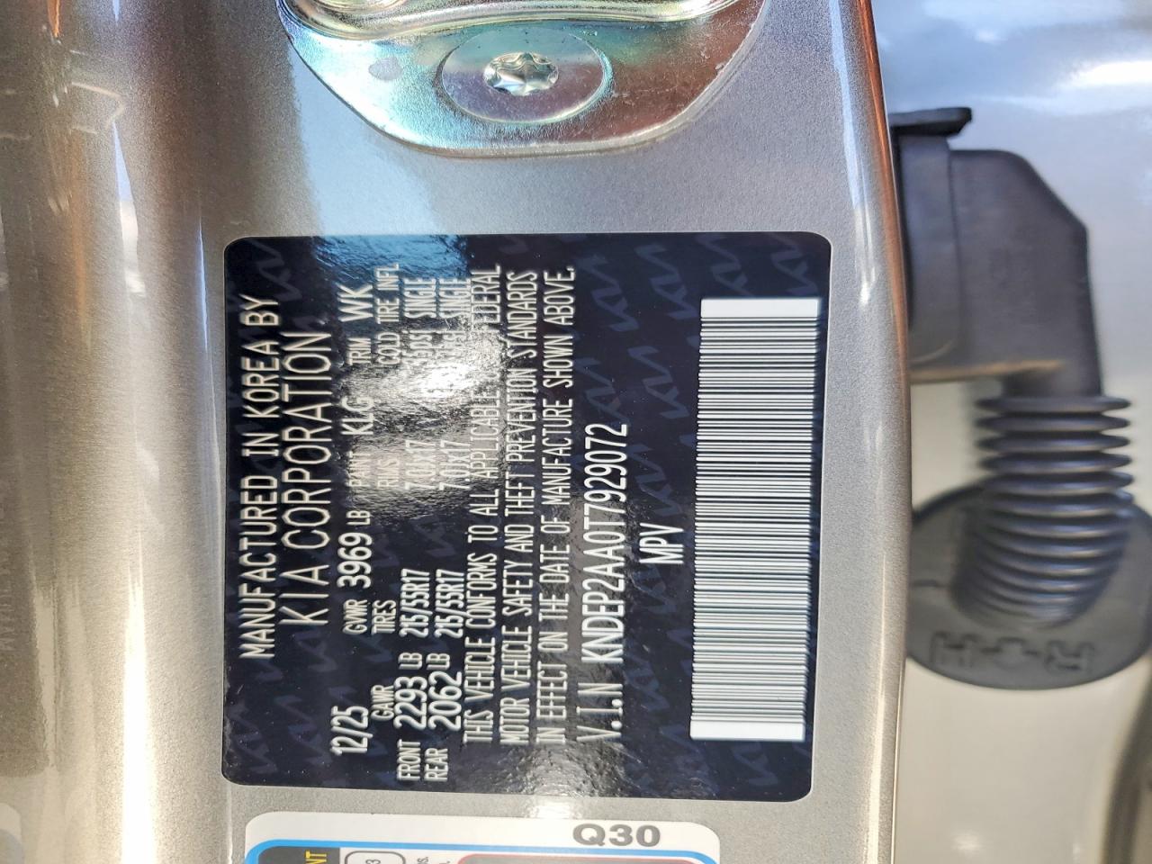2026 Kia Seltos Lx Silver vin: KNDEP2AA0T7929072