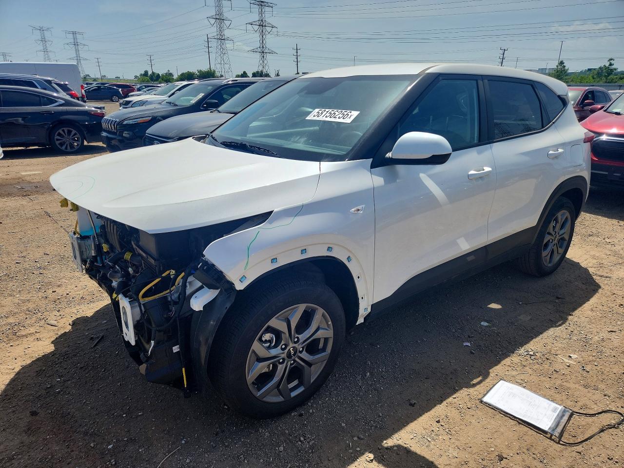 2026 Kia Seltos Lx White vin: KNDEP2AA7T7946418