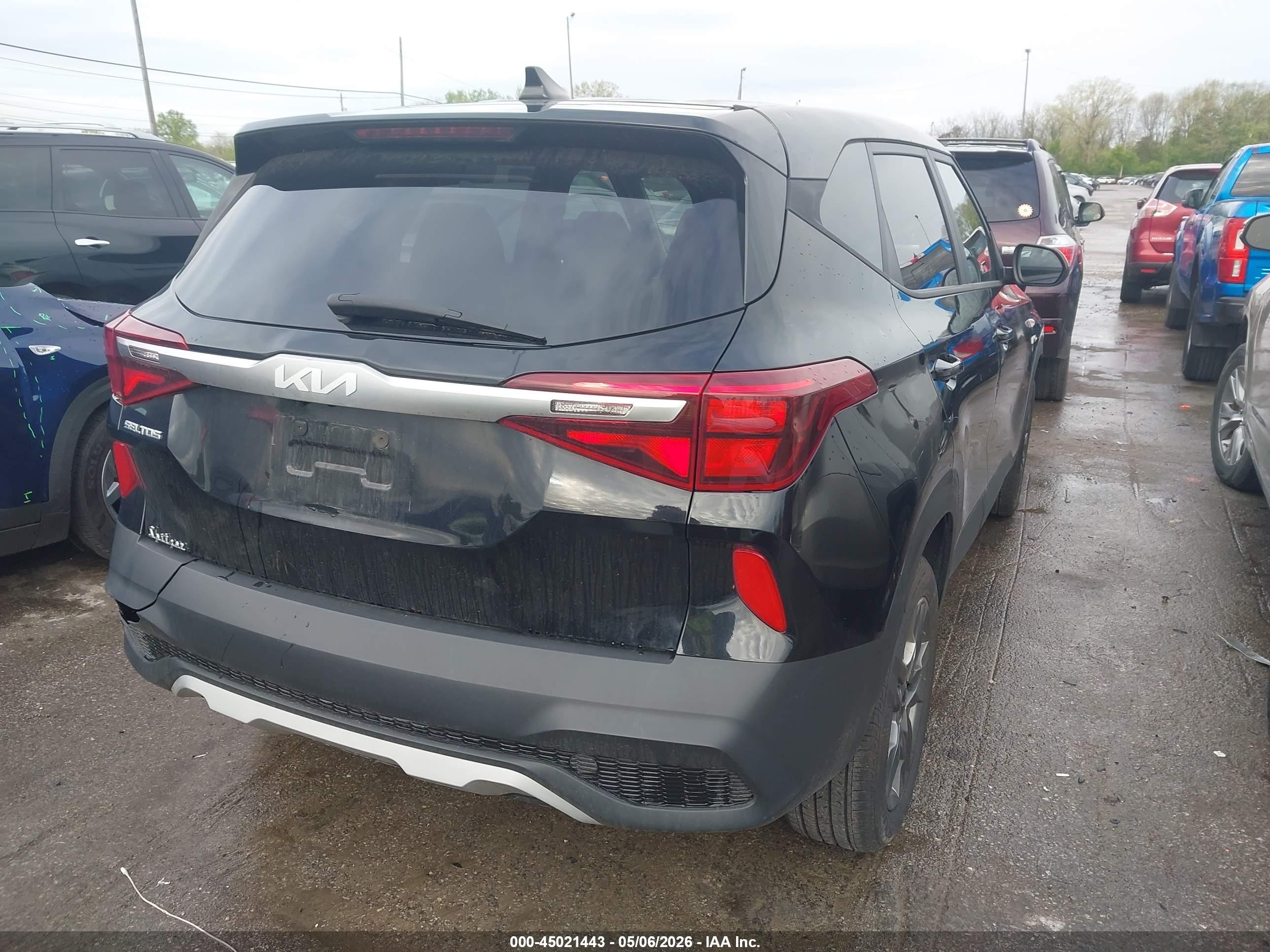 2022 Kia Seltos Lx Black vin: KNDEPCAA0N7341973