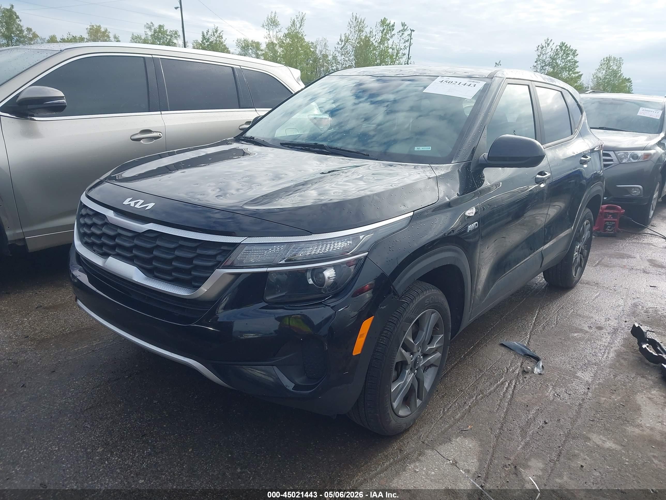 2022 Kia Seltos Lx Black vin: KNDEPCAA0N7341973