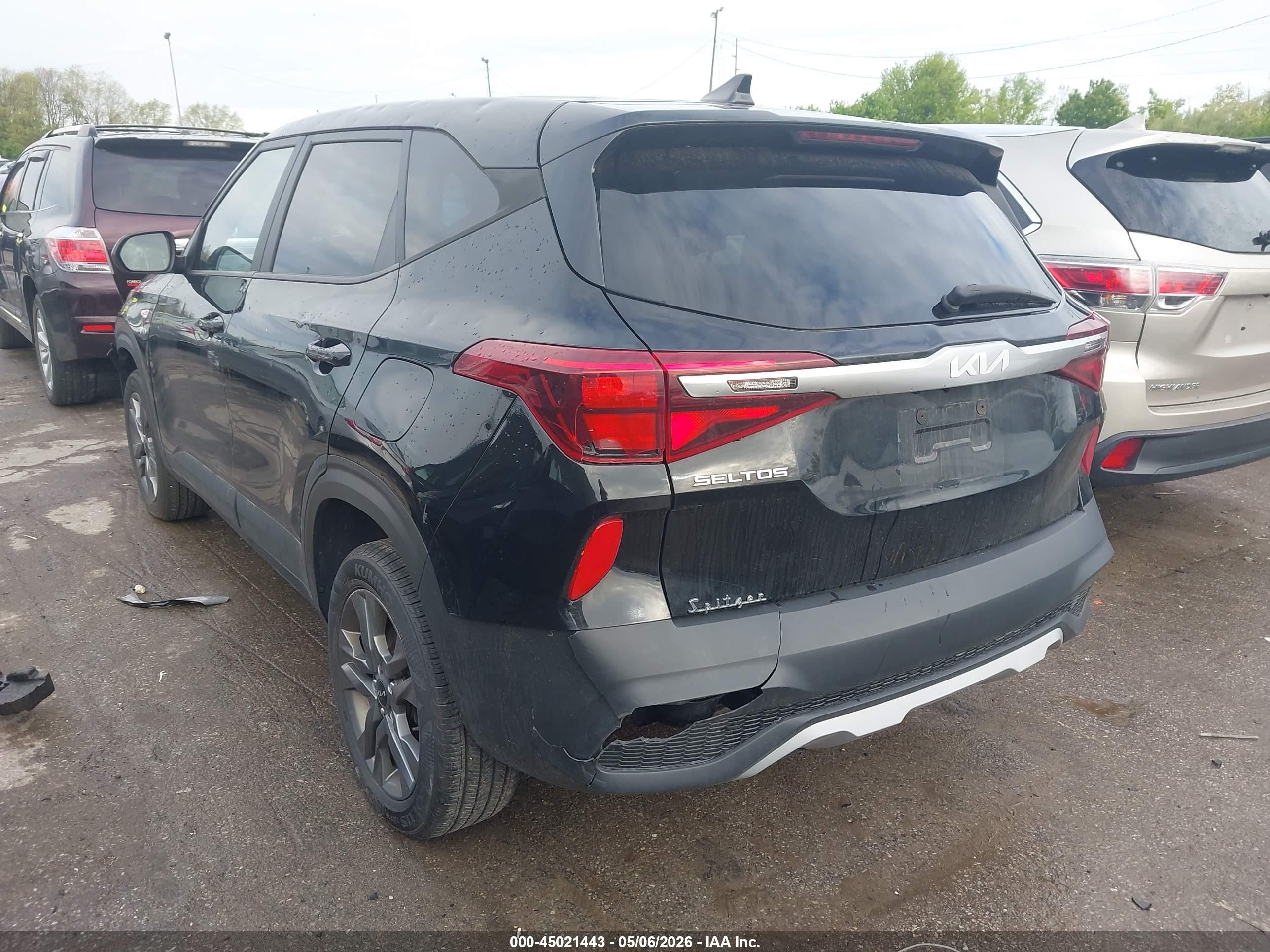 2022 Kia Seltos Lx Black vin: KNDEPCAA0N7341973