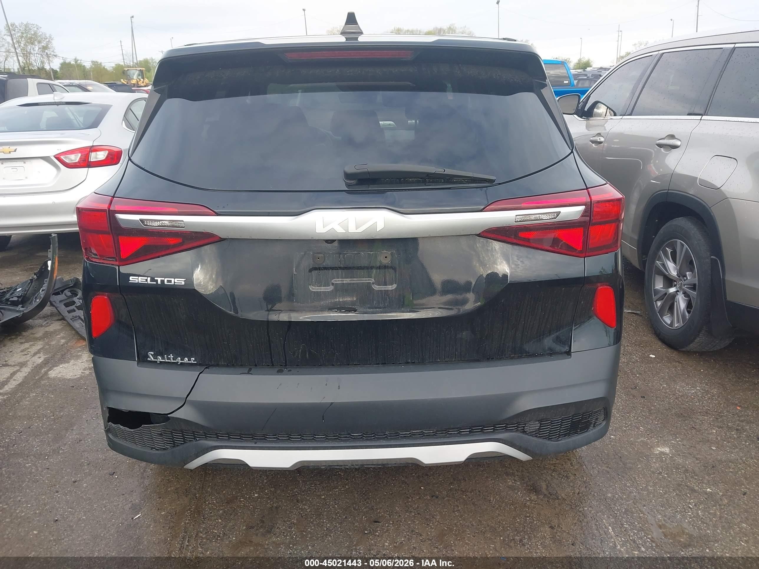 2022 Kia Seltos Lx Black vin: KNDEPCAA0N7341973