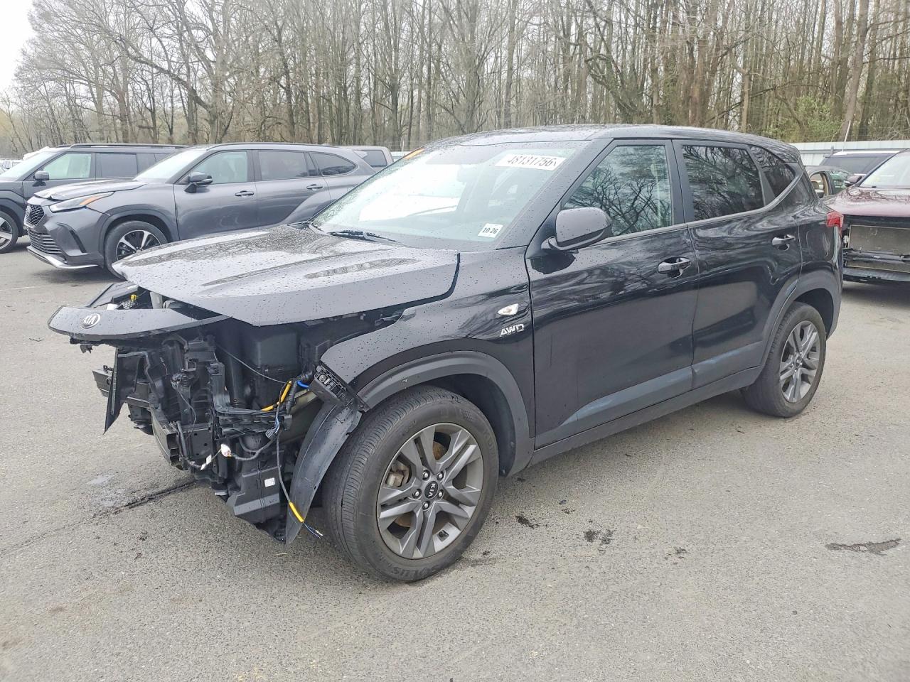 2021 Kia Seltos Lx Black vin: KNDEPCAA2M7143264