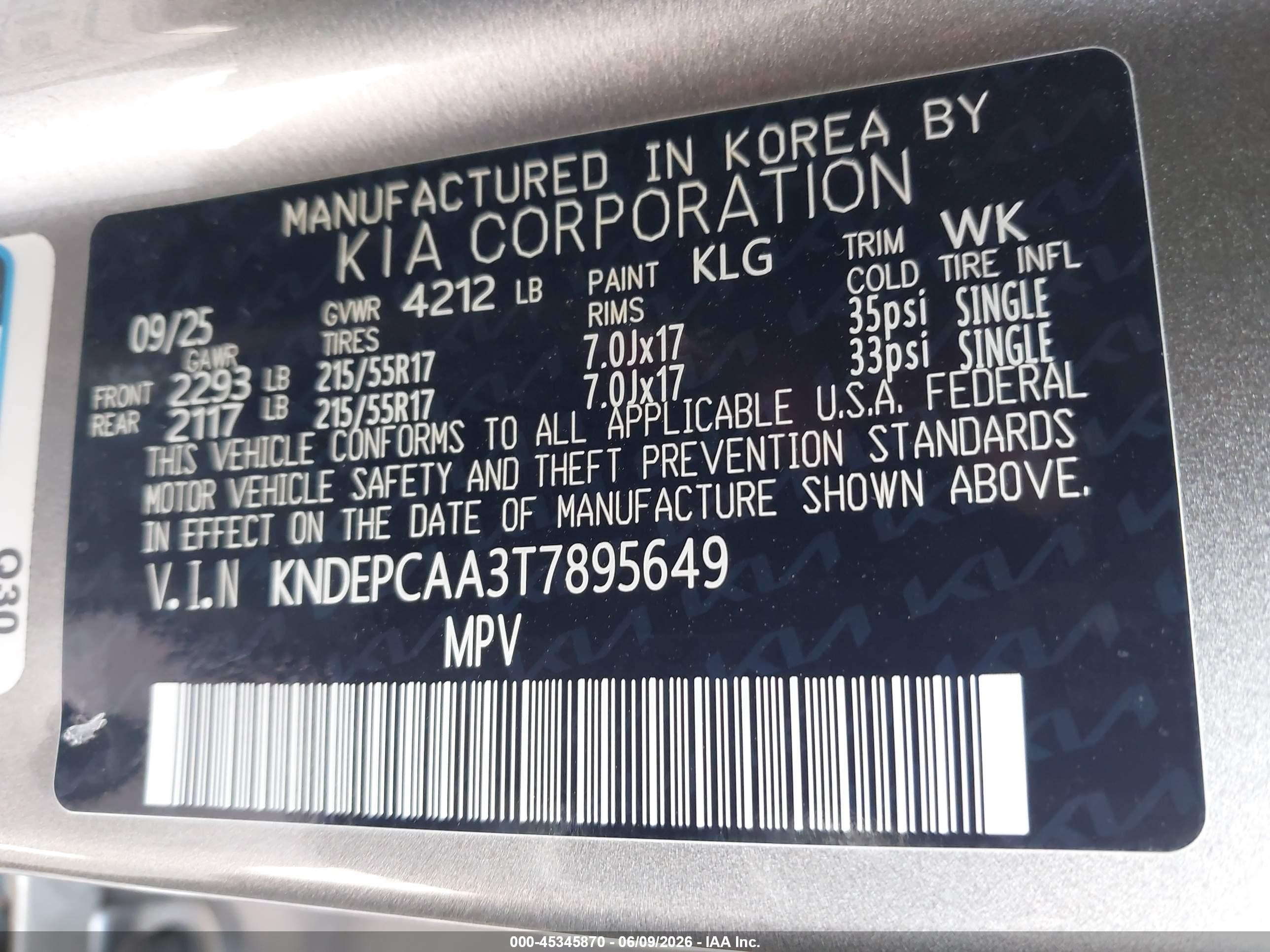 2026 Kia Seltos Lx Silver vin: KNDEPCAA3T7895649