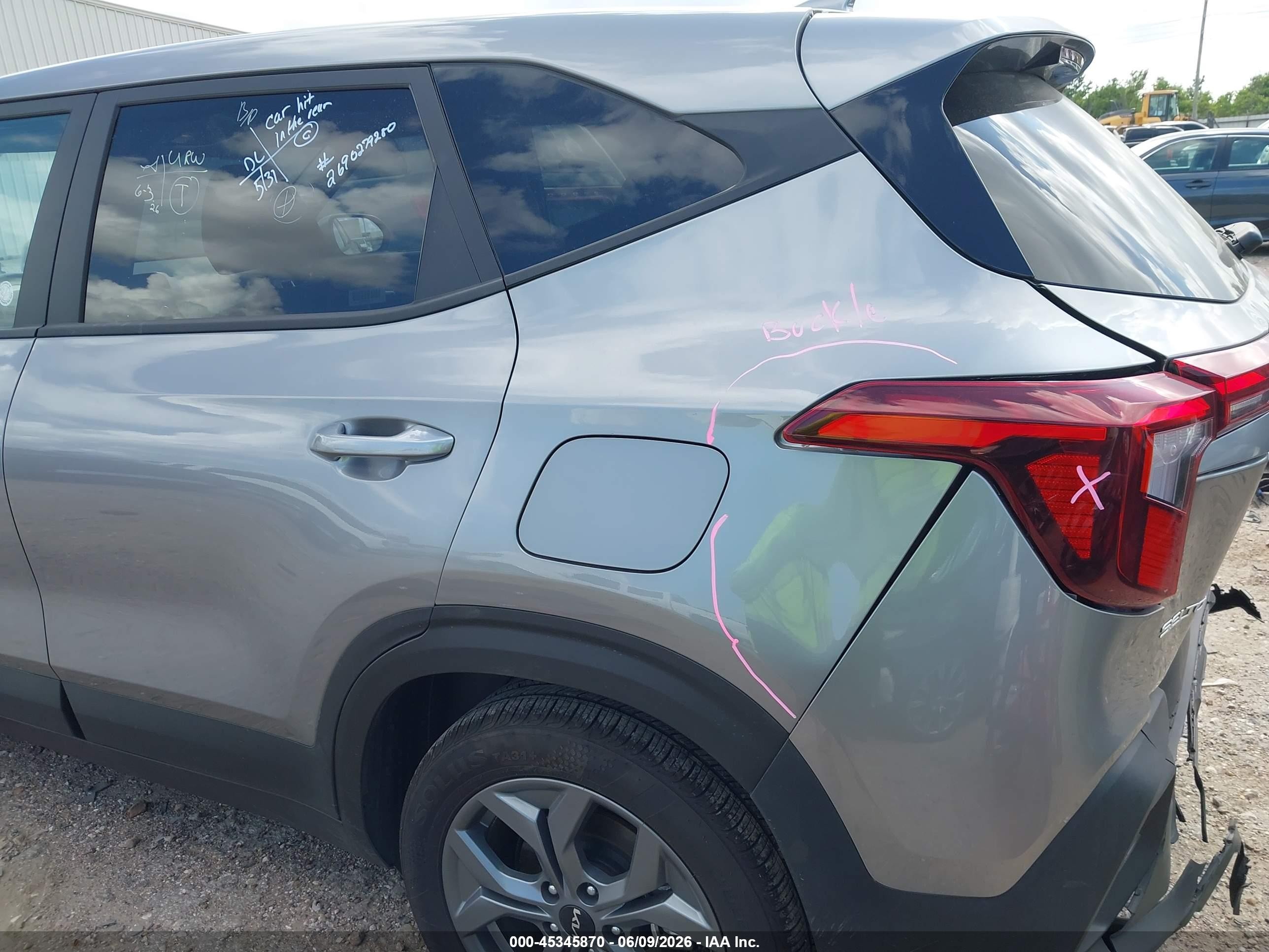 2026 Kia Seltos Lx Silver vin: KNDEPCAA3T7895649