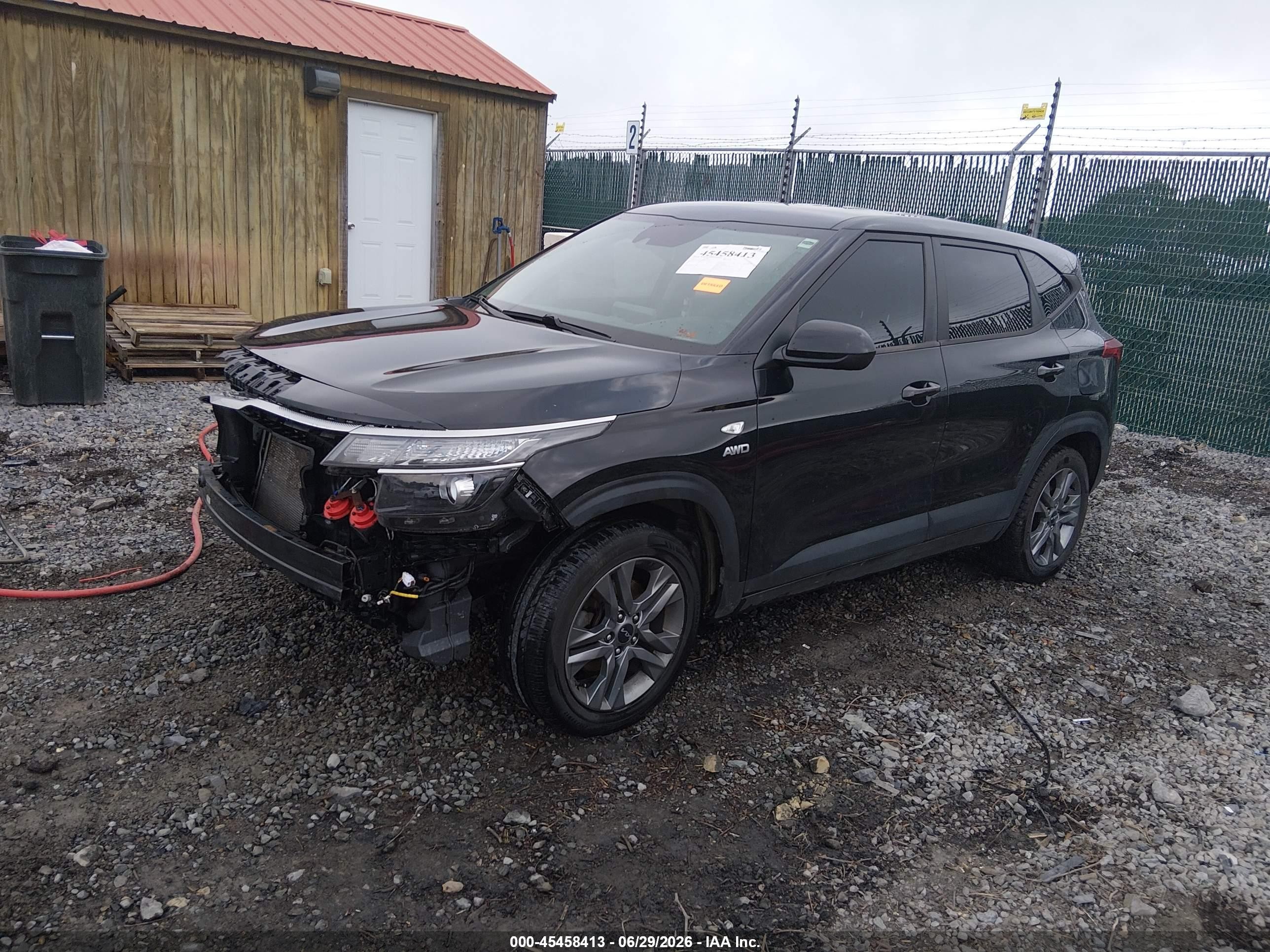 2022 Kia Seltos Lx Black vin: KNDEPCAA5N7252285
