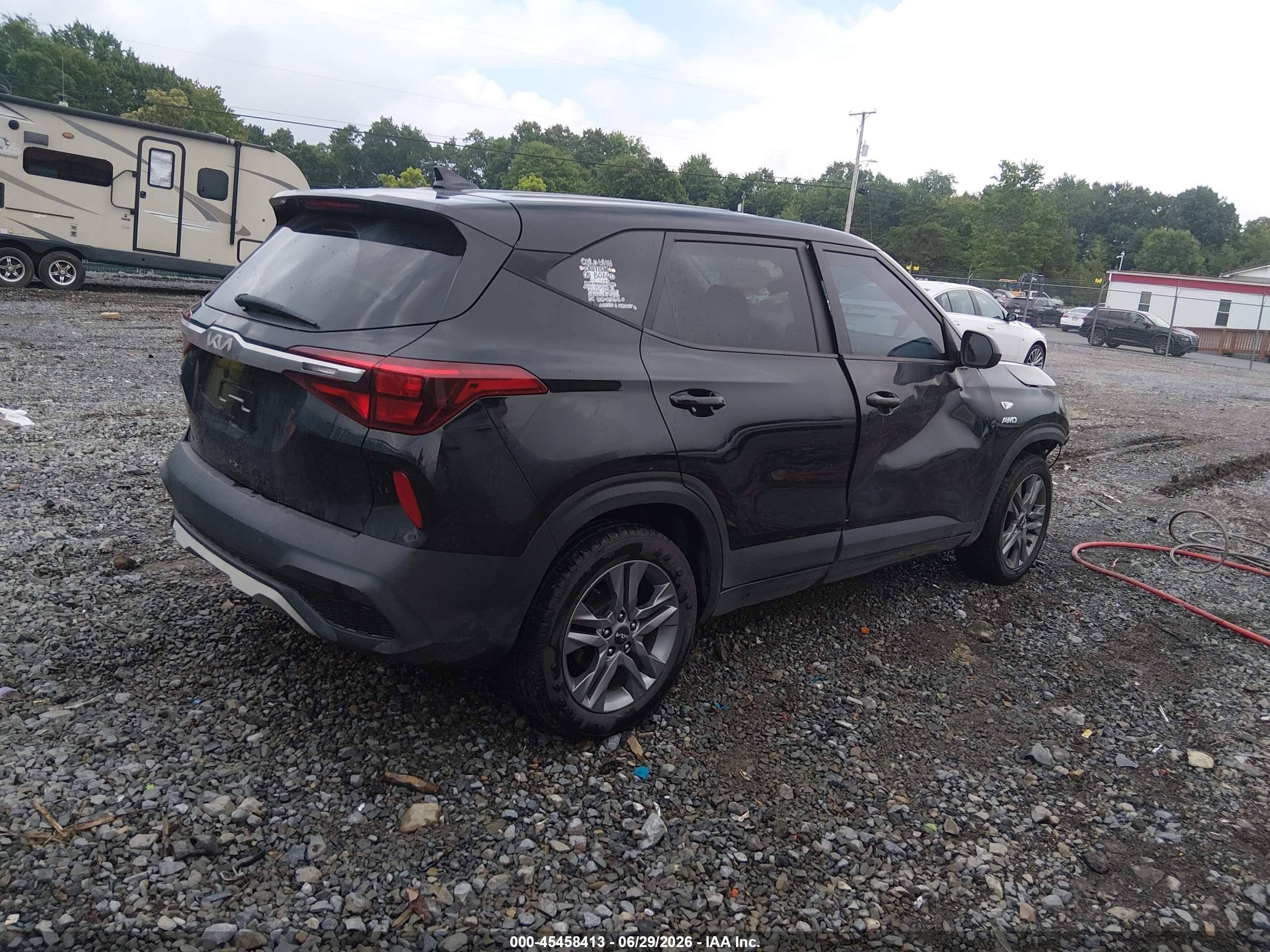 2022 Kia Seltos Lx Black vin: KNDEPCAA5N7252285