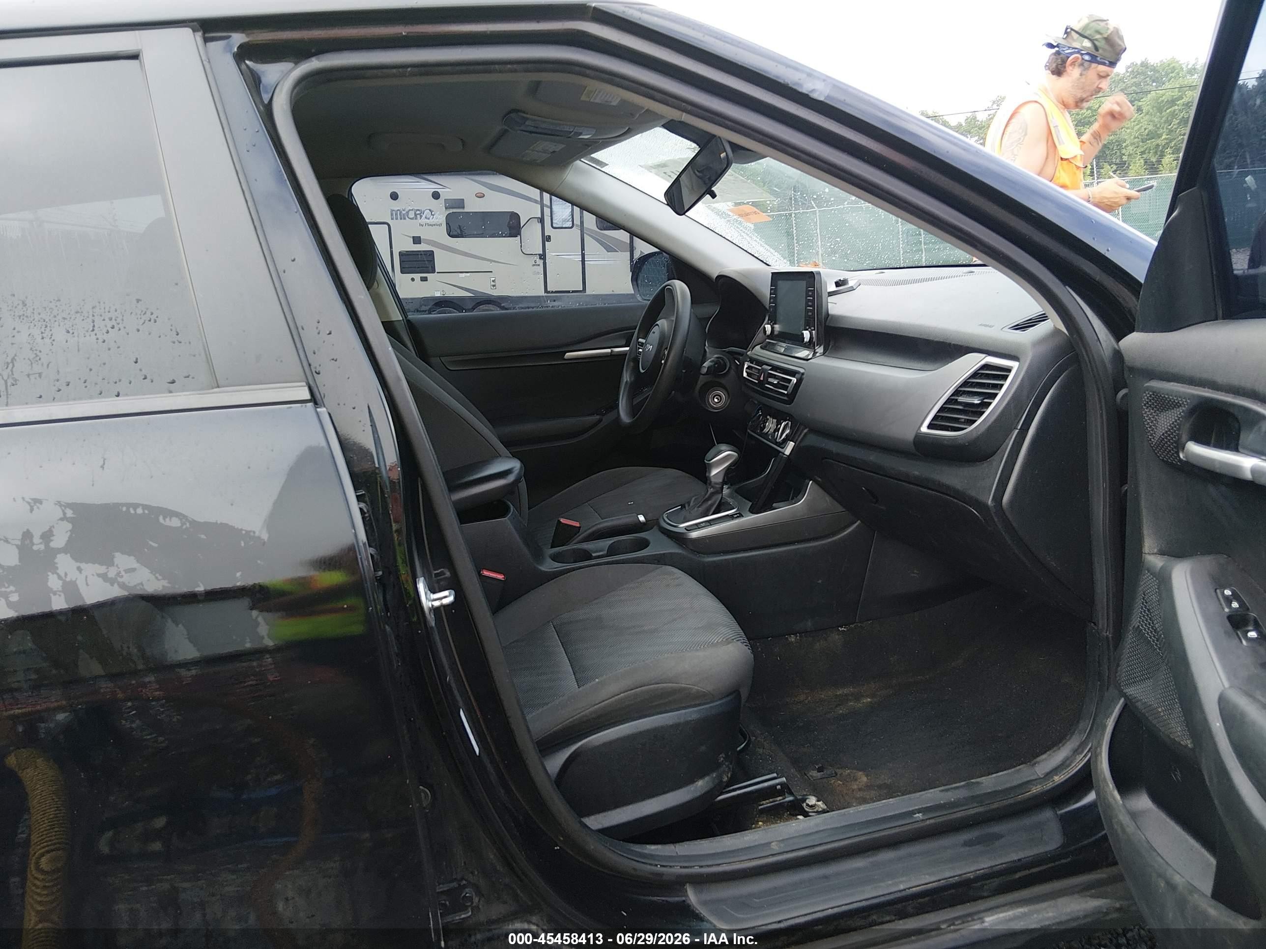 2022 Kia Seltos Lx Black vin: KNDEPCAA5N7252285