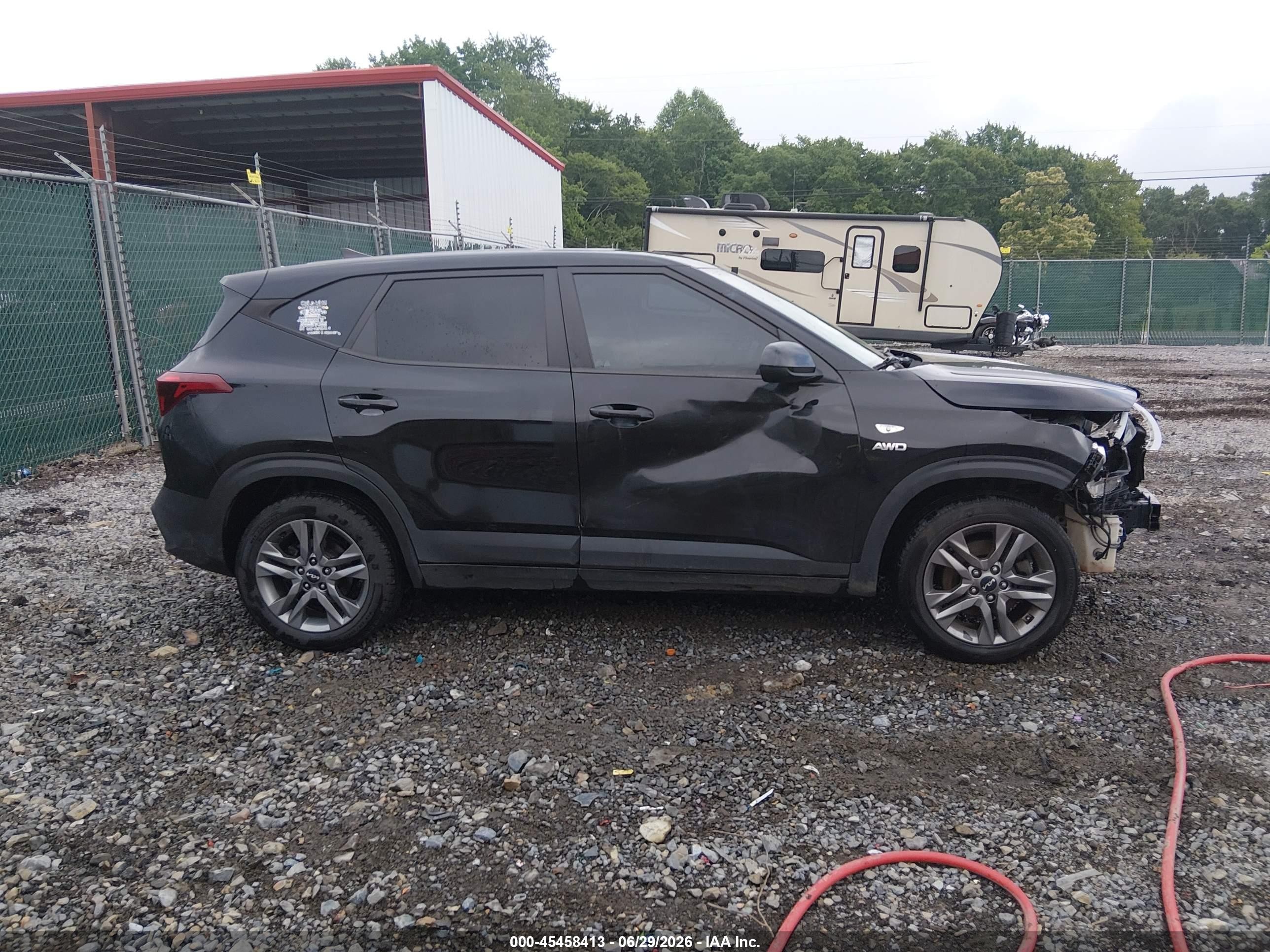 2022 Kia Seltos Lx Black vin: KNDEPCAA5N7252285