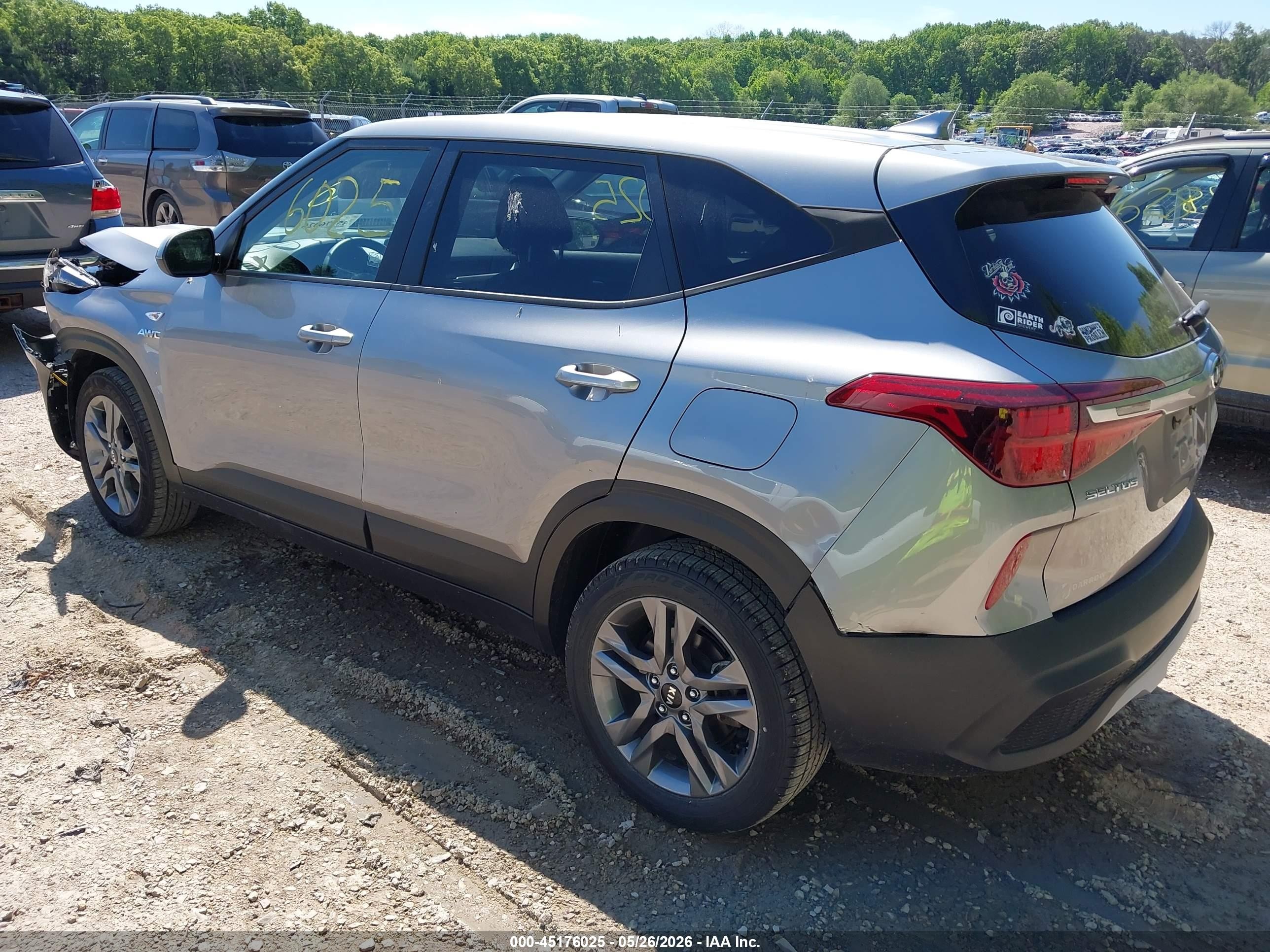 2021 Kia Seltos Lx Gray vin: KNDEPCAA7M7155698