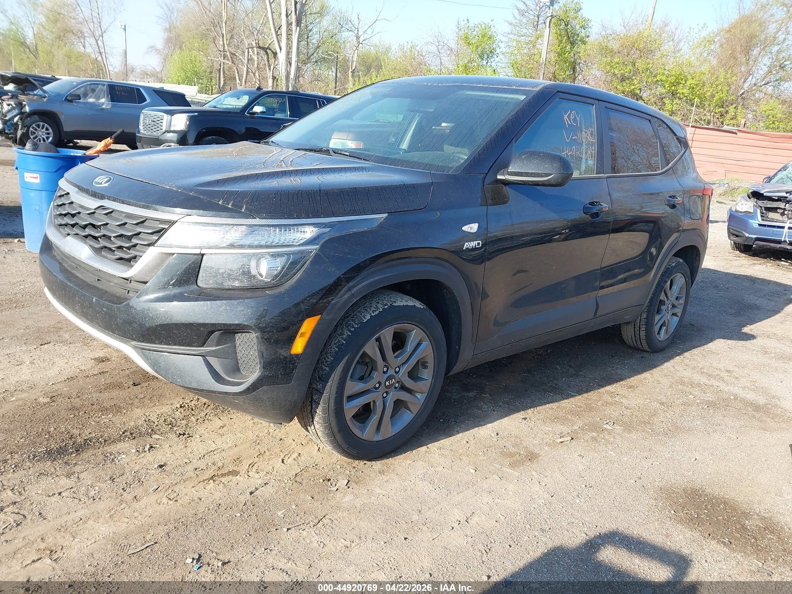 2021 Kia Seltos Lx Black vin: KNDEPCAA8M7110382