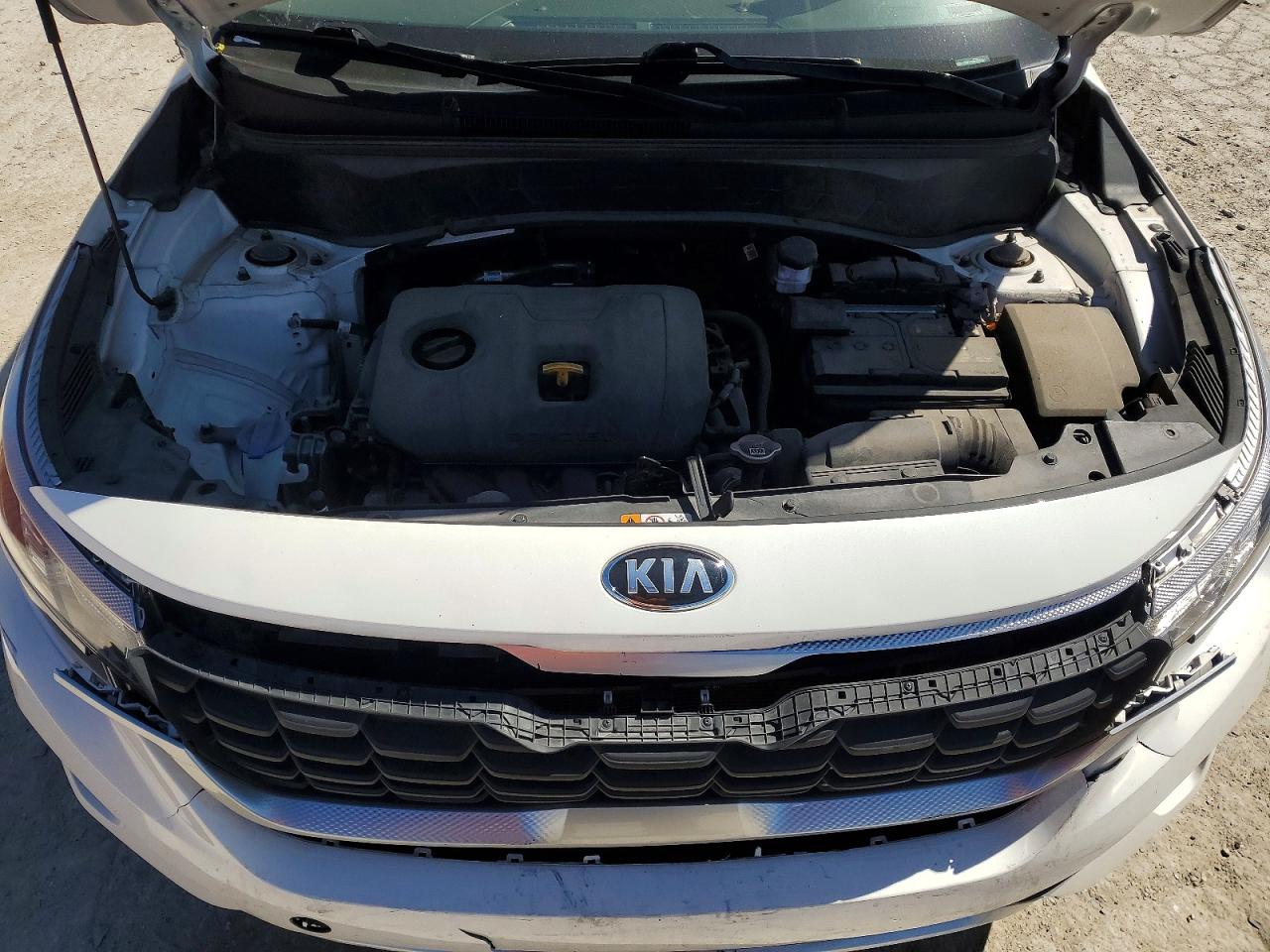 2021 Kia Seltos Lx White vin: KNDEPCAA8M7153085