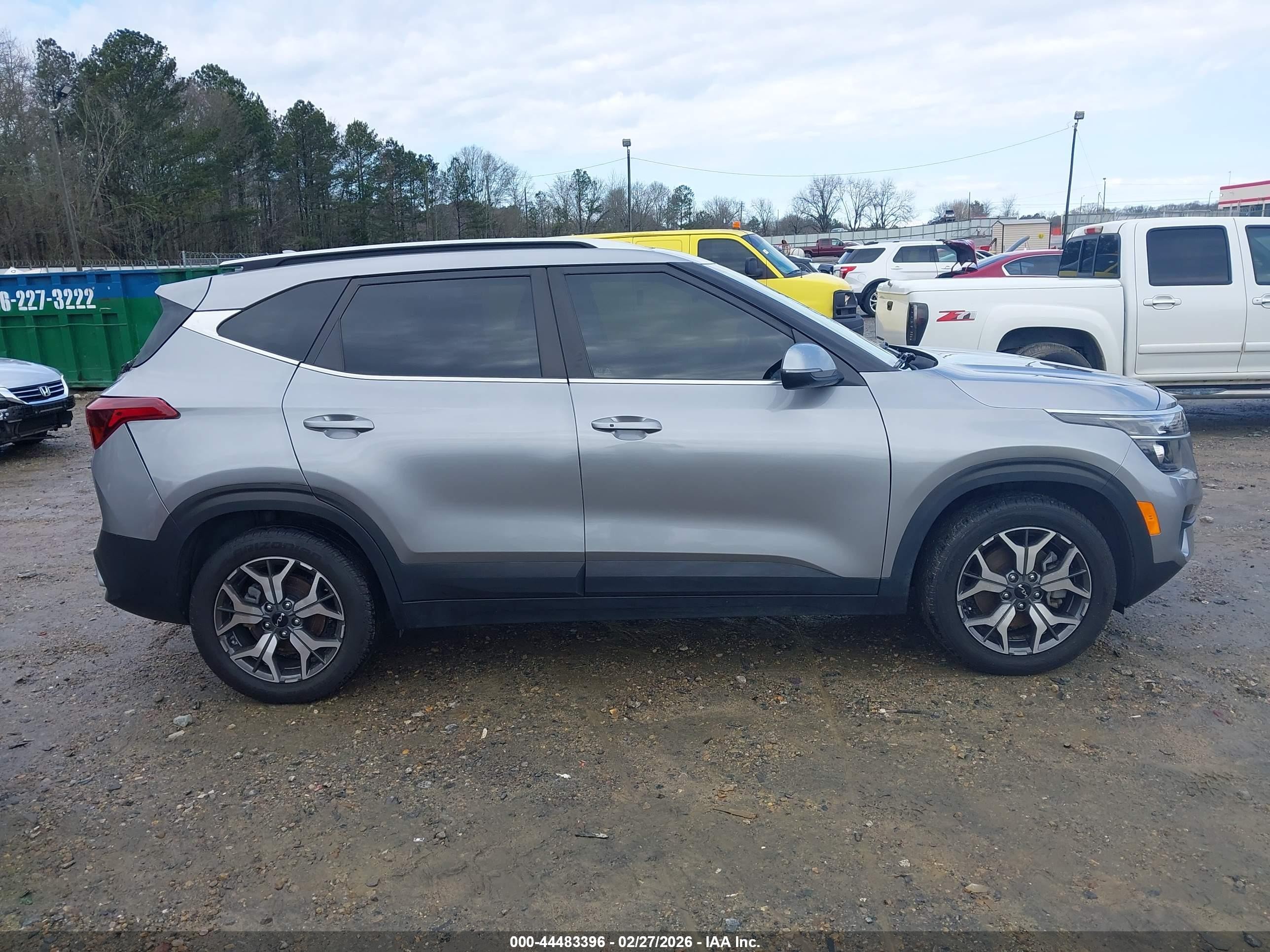 2022 Kia Seltos Ex Gray vin: KNDERCAA0N7287603