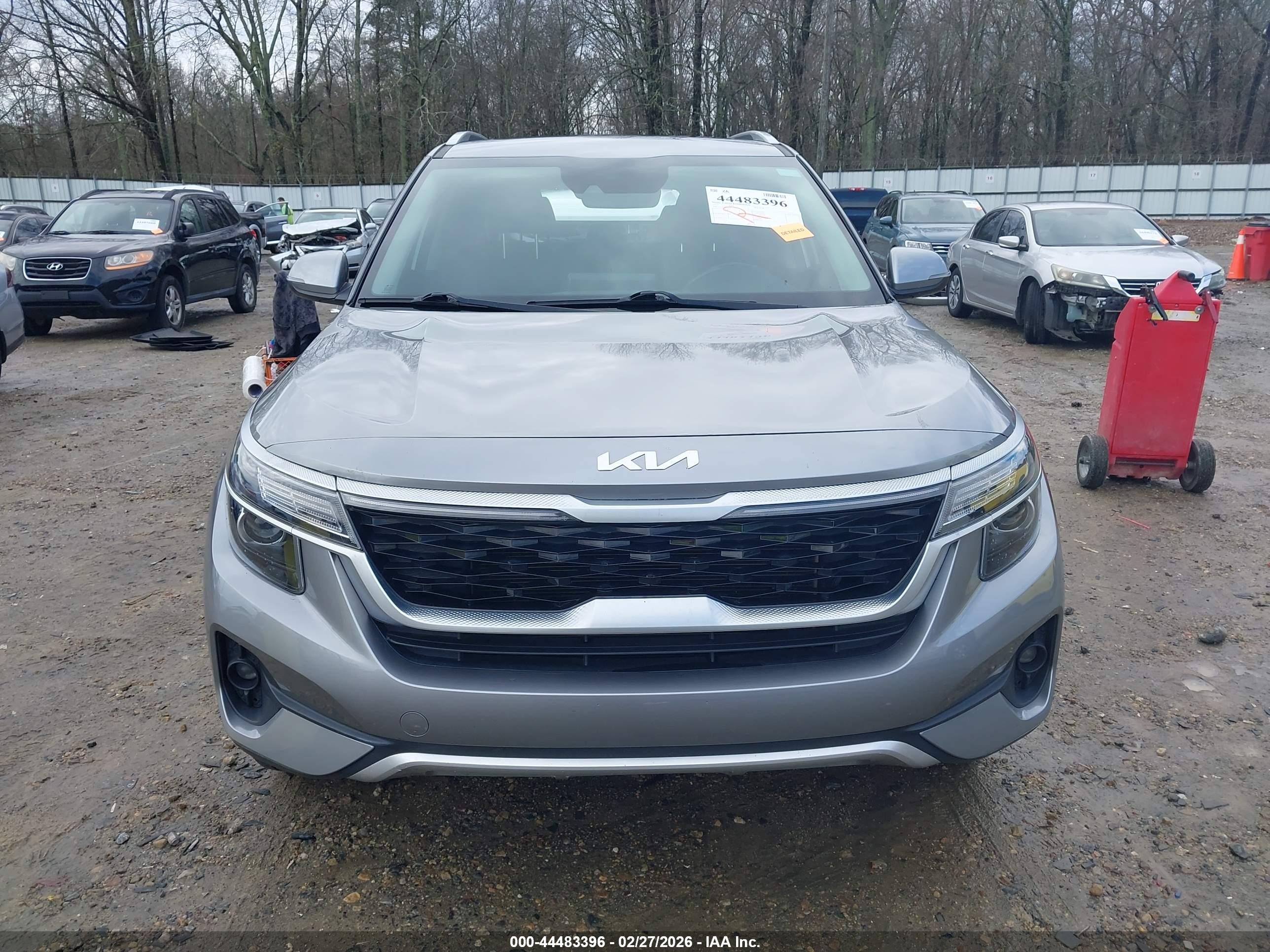 2022 Kia Seltos Ex Gray vin: KNDERCAA0N7287603