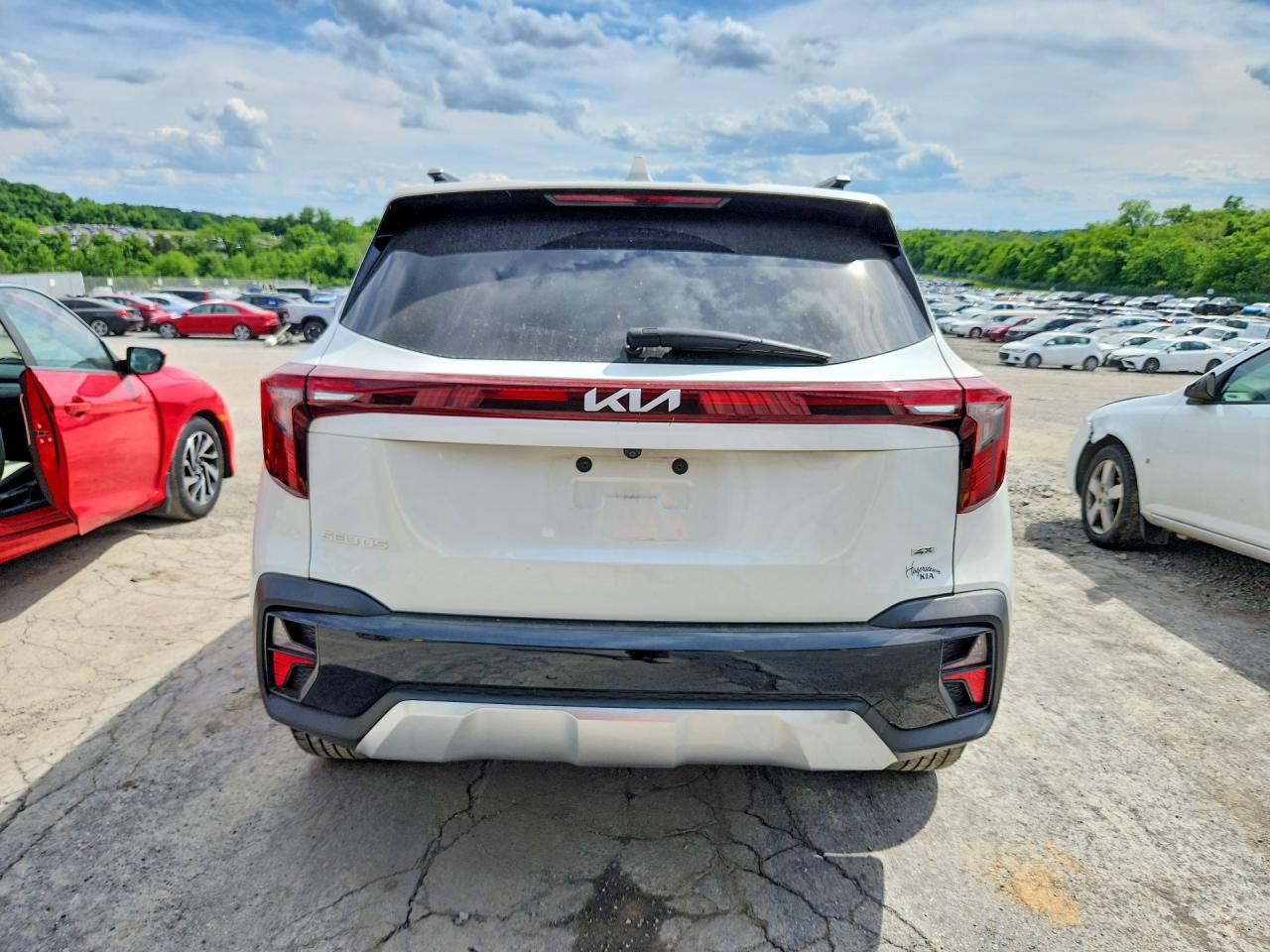2024 Kia Seltos Ex Белый vin: KNDERCAA0R7523303