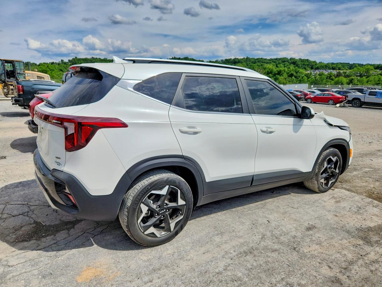 2024 Kia Seltos Ex Белый vin: KNDERCAA0R7523303