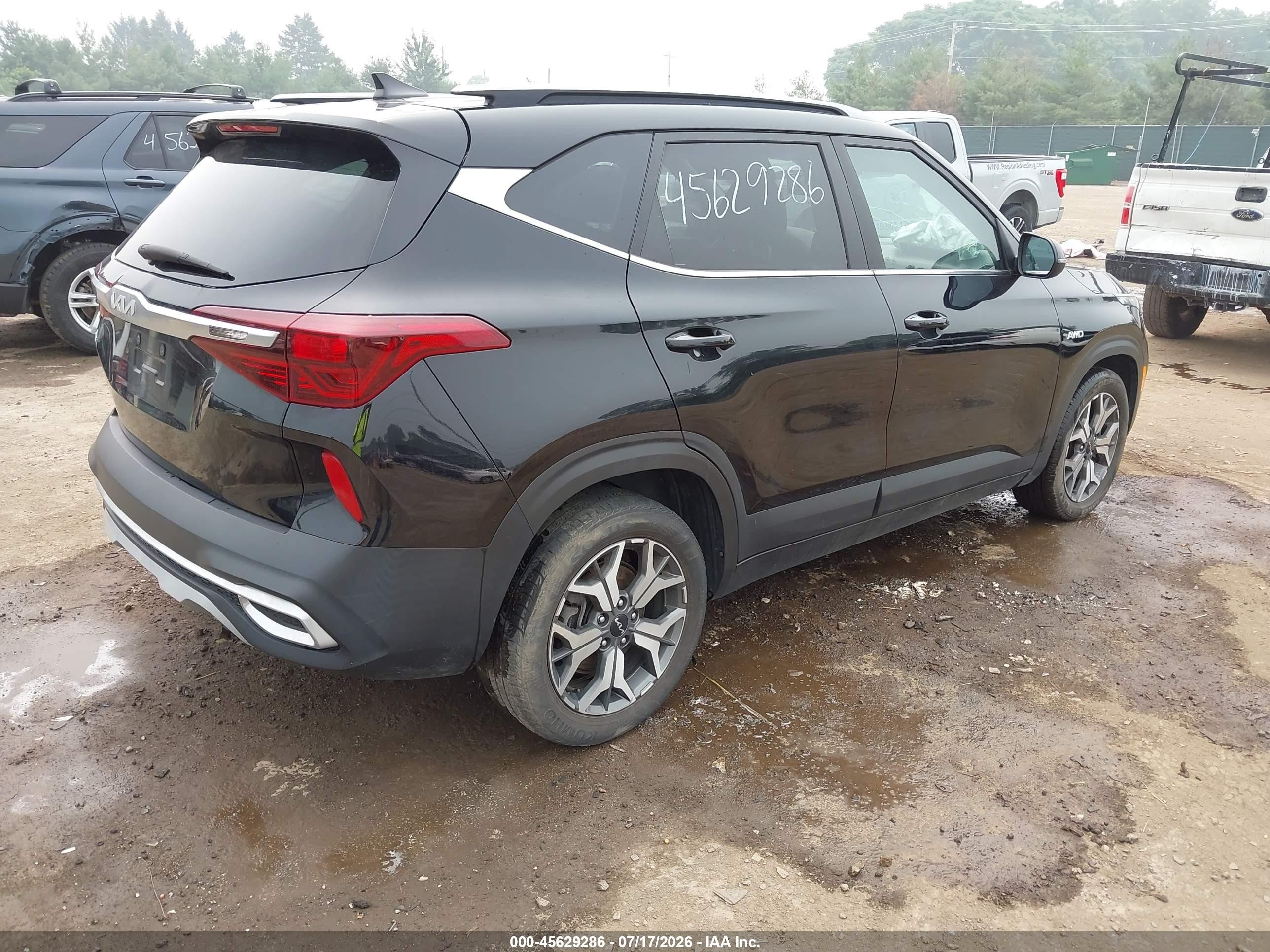 2023 Kia Seltos Ex Черный vin: KNDERCAA1P7410120