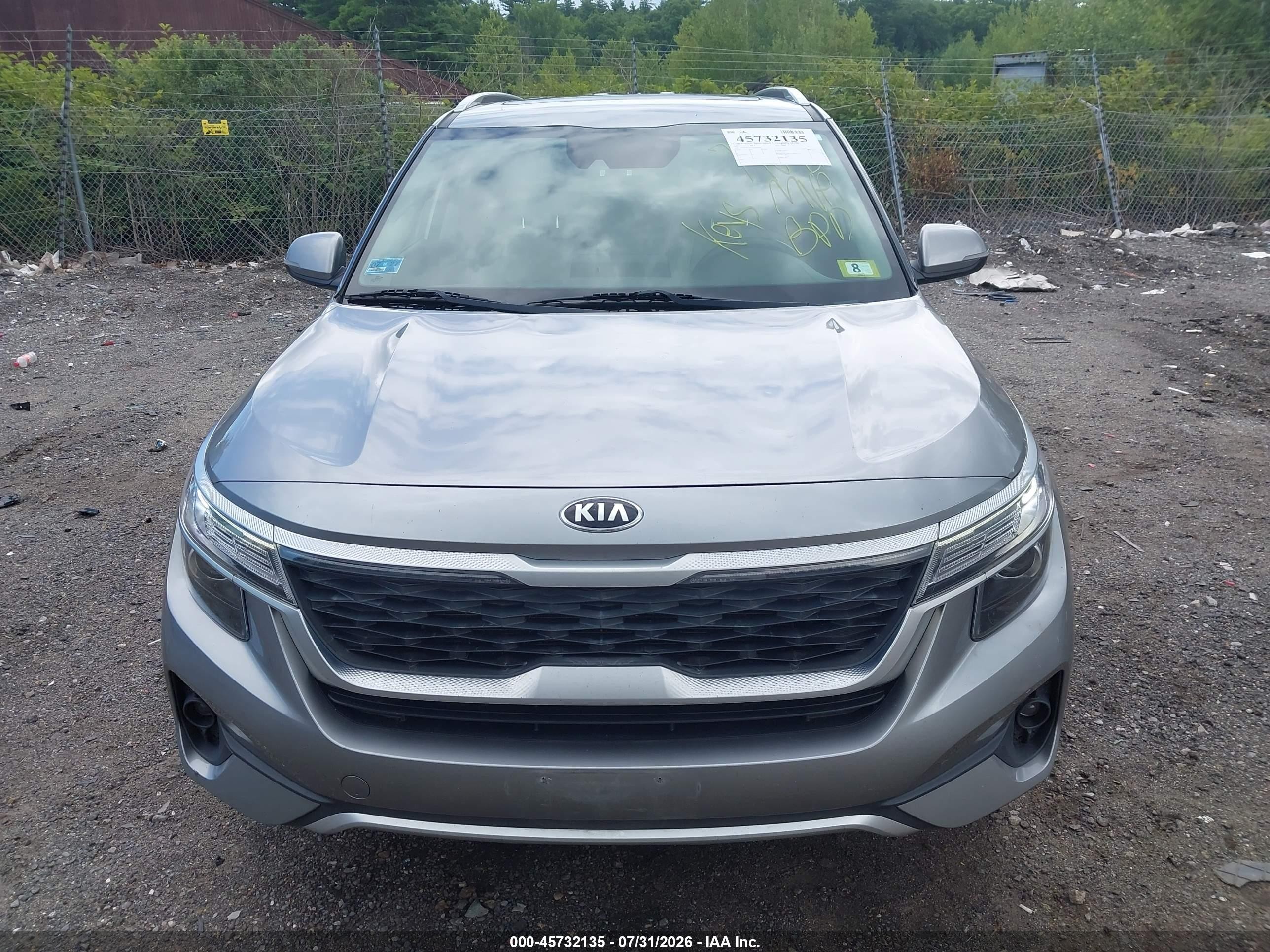 2021 Kia Seltos Ex White vin: KNDERCAA3M7092996