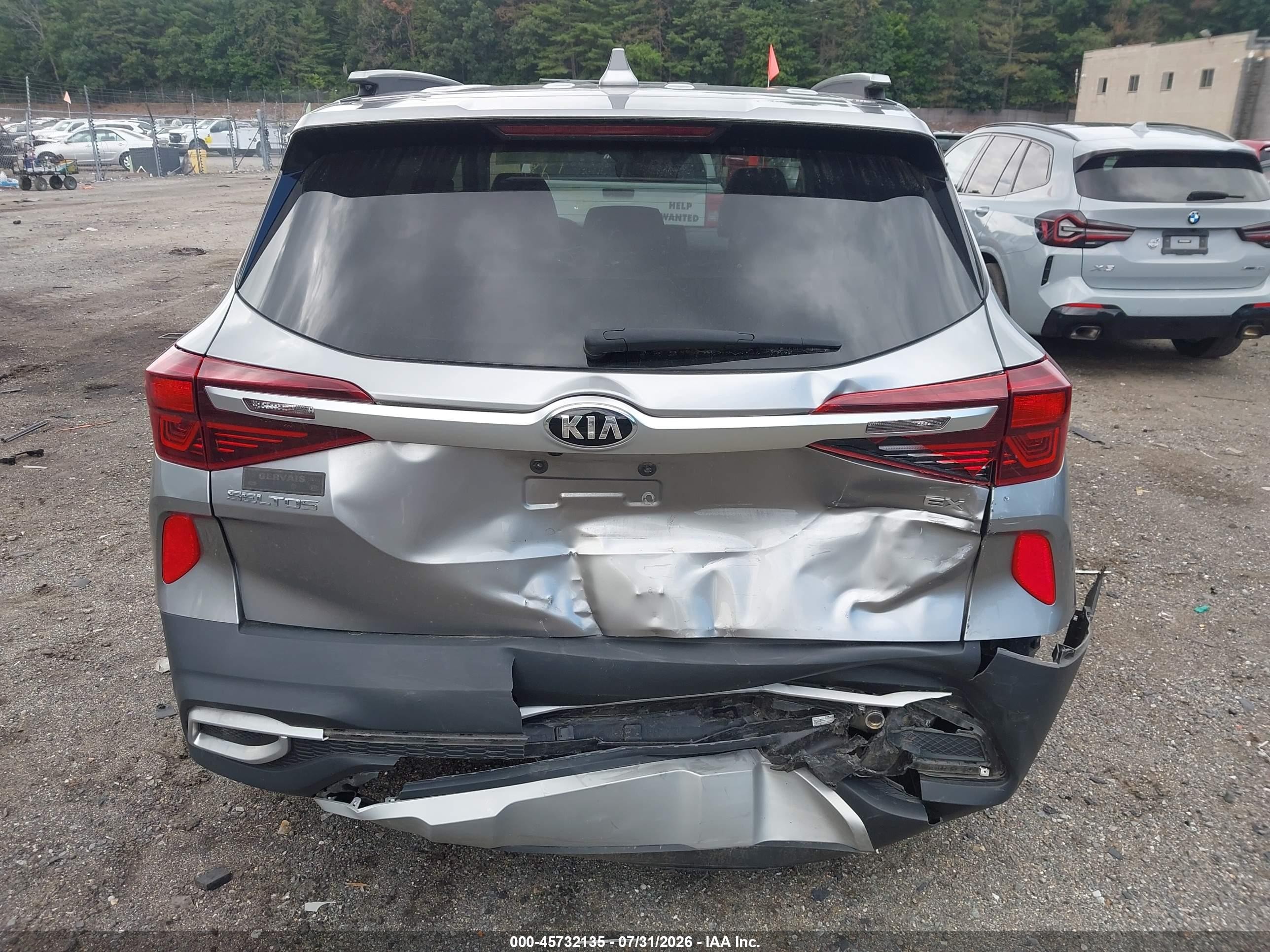 2021 Kia Seltos Ex White vin: KNDERCAA3M7092996