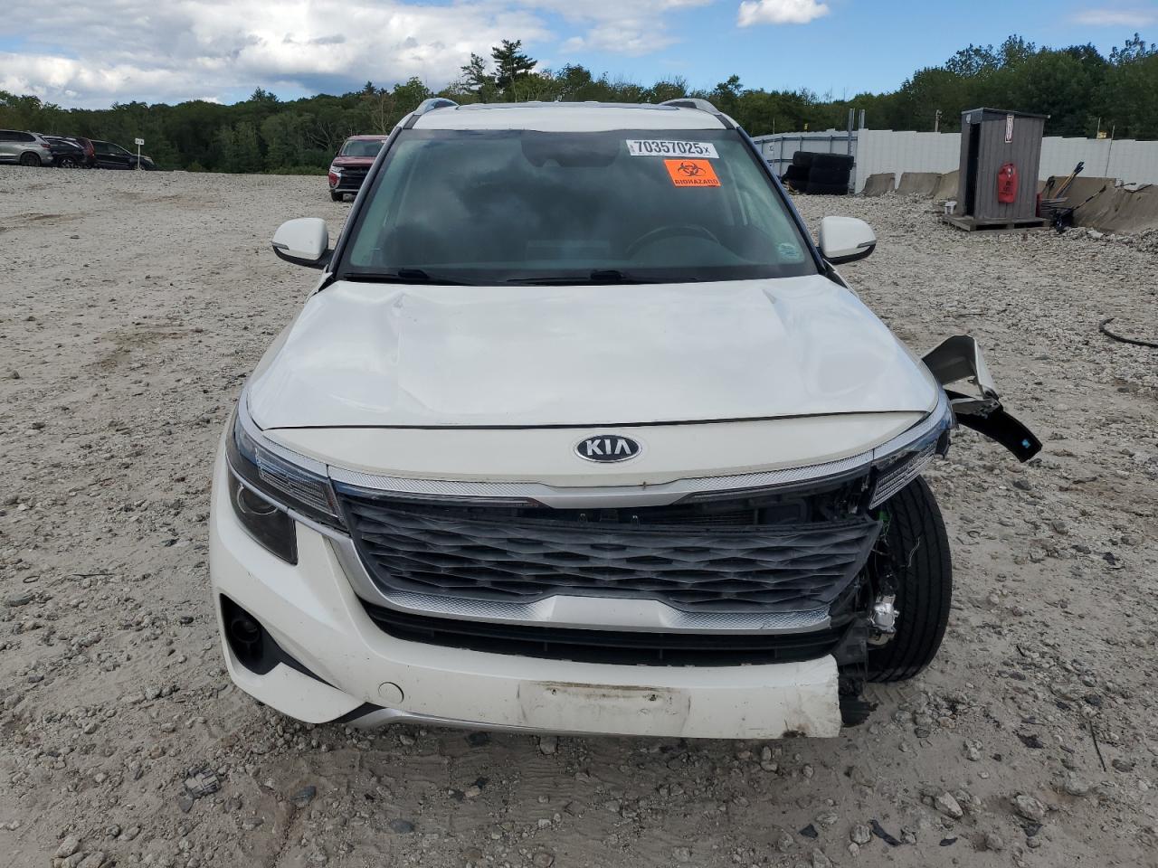 2021 Kia Seltos Ex White vin: KNDERCAA5M7078596