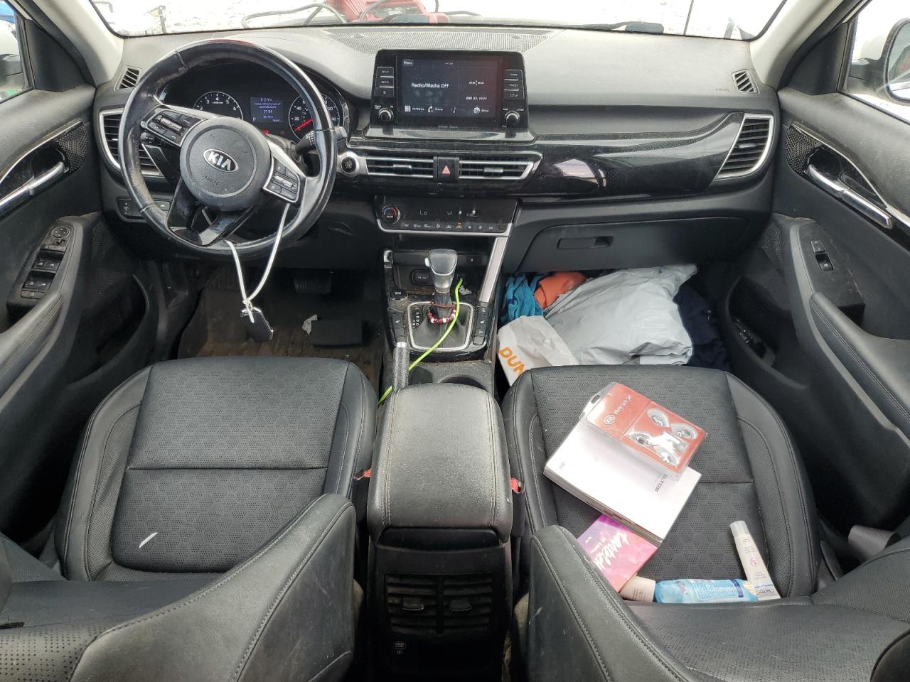 2021 Kia Seltos Ex White vin: KNDERCAA5M7078596