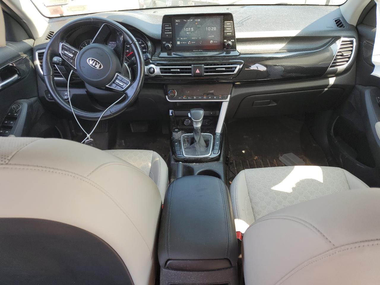 2021 Kia Seltos Ex Черный vin: KNDERCAA9M7137651