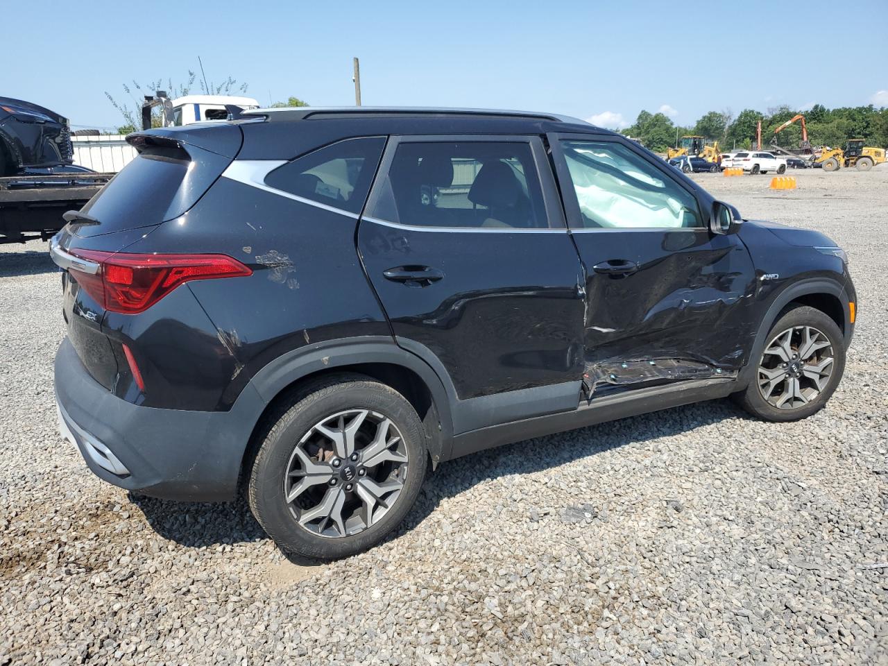 2021 Kia Seltos Ex Черный vin: KNDERCAA9M7137651
