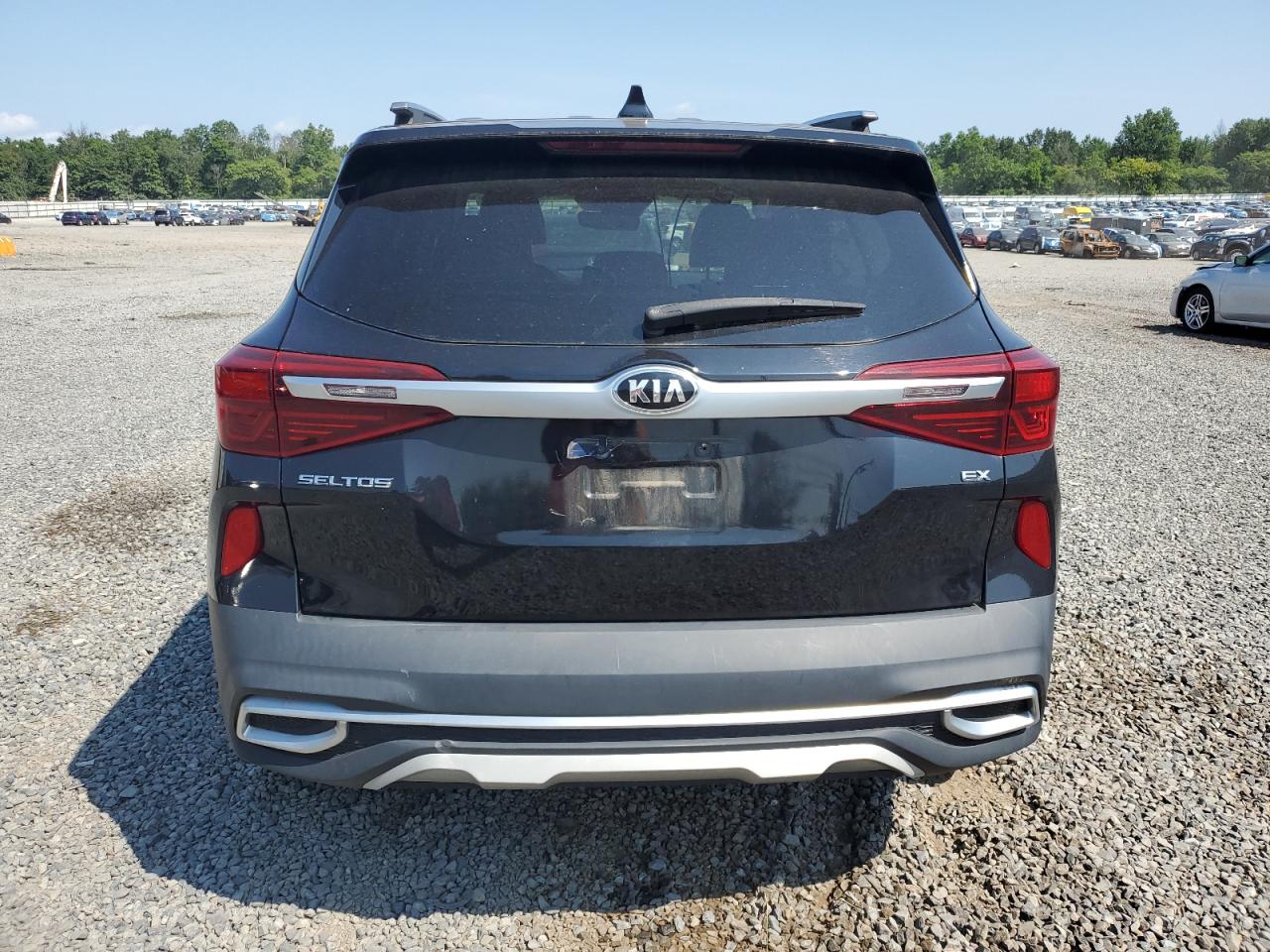 2021 Kia Seltos Ex Черный vin: KNDERCAA9M7137651