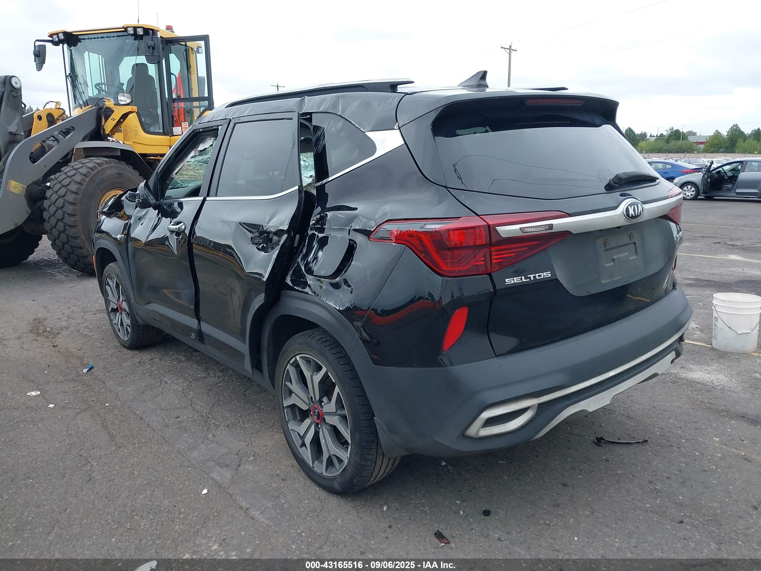 2021 Kia Seltos Sx Turbo Черный vin: KNDETCA26M7107503