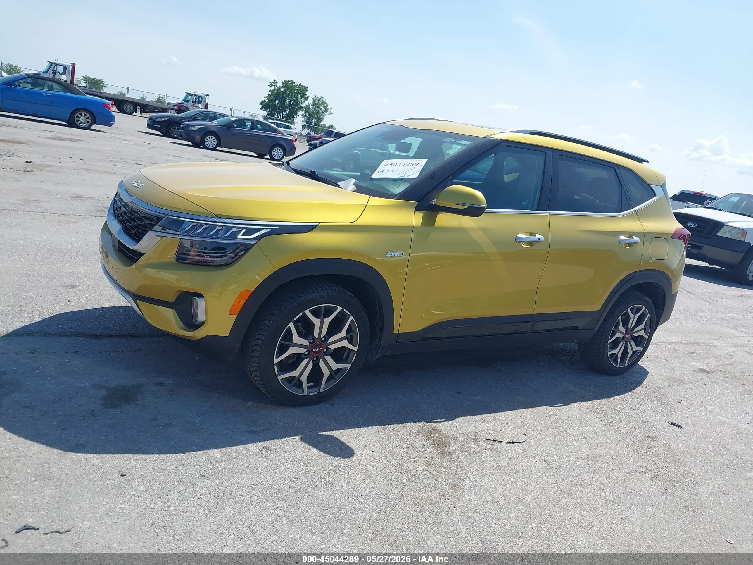2022 Kia Seltos Sx Turbo Green vin: KNDETCA29N7306076