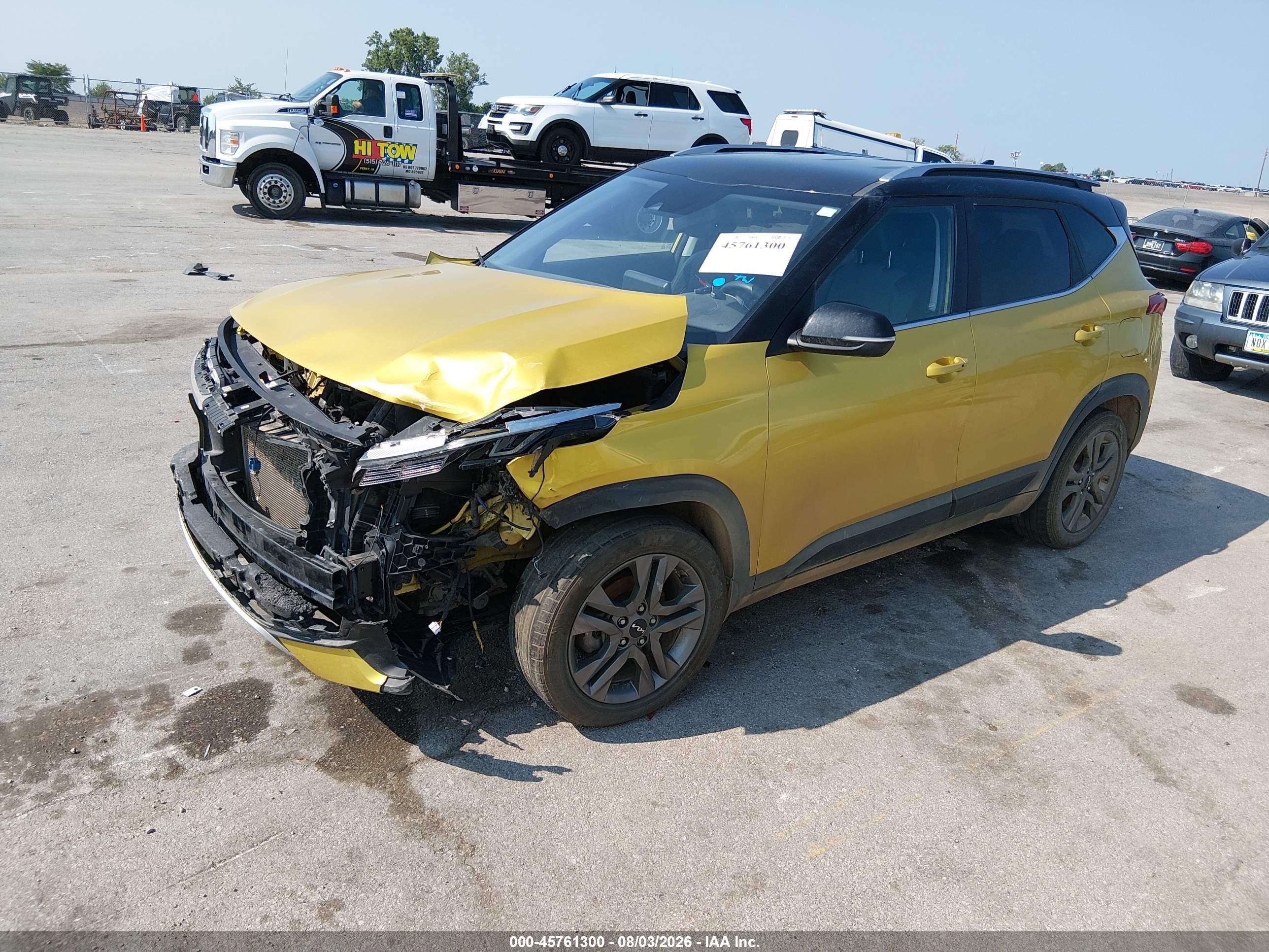 2023 Kia Seltos S Желтый vin: KNDEU2AA4P7410721