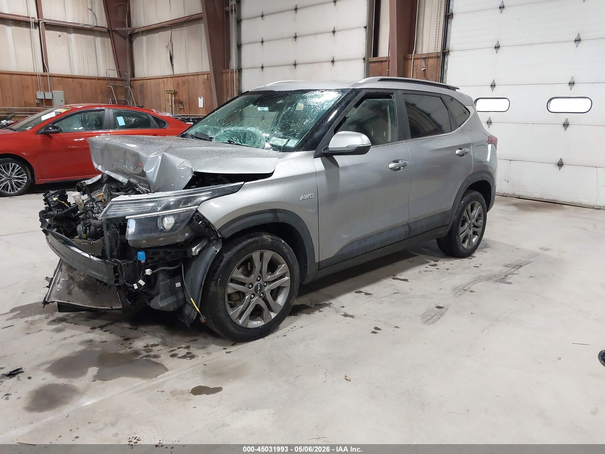 2023 Kia Seltos S Gray vin: KNDEUCAA3P7353871