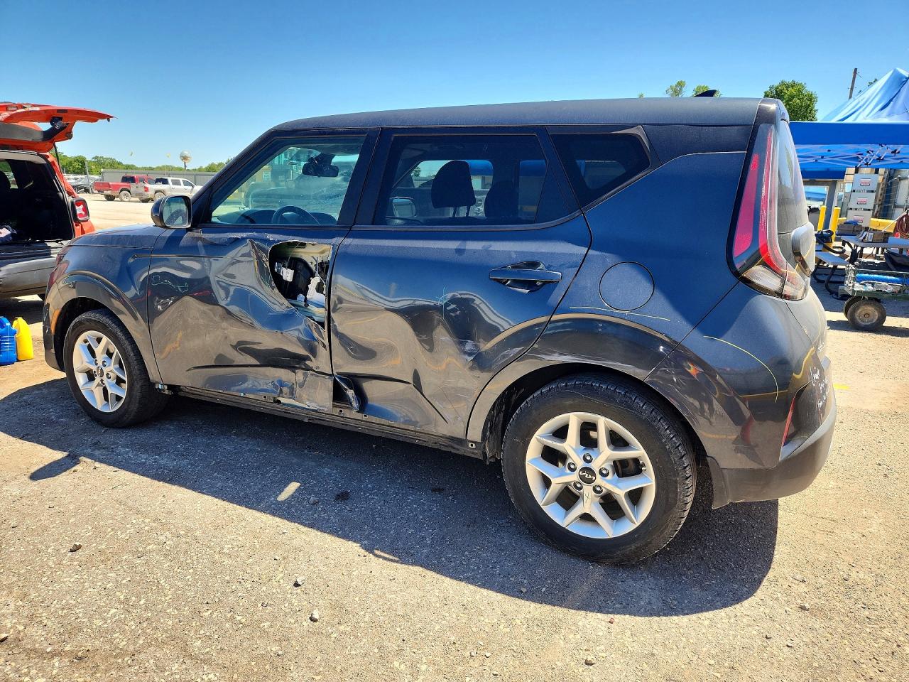 2023 Kia Soul Lx Gray vin: KNDJ23AU0P7205580